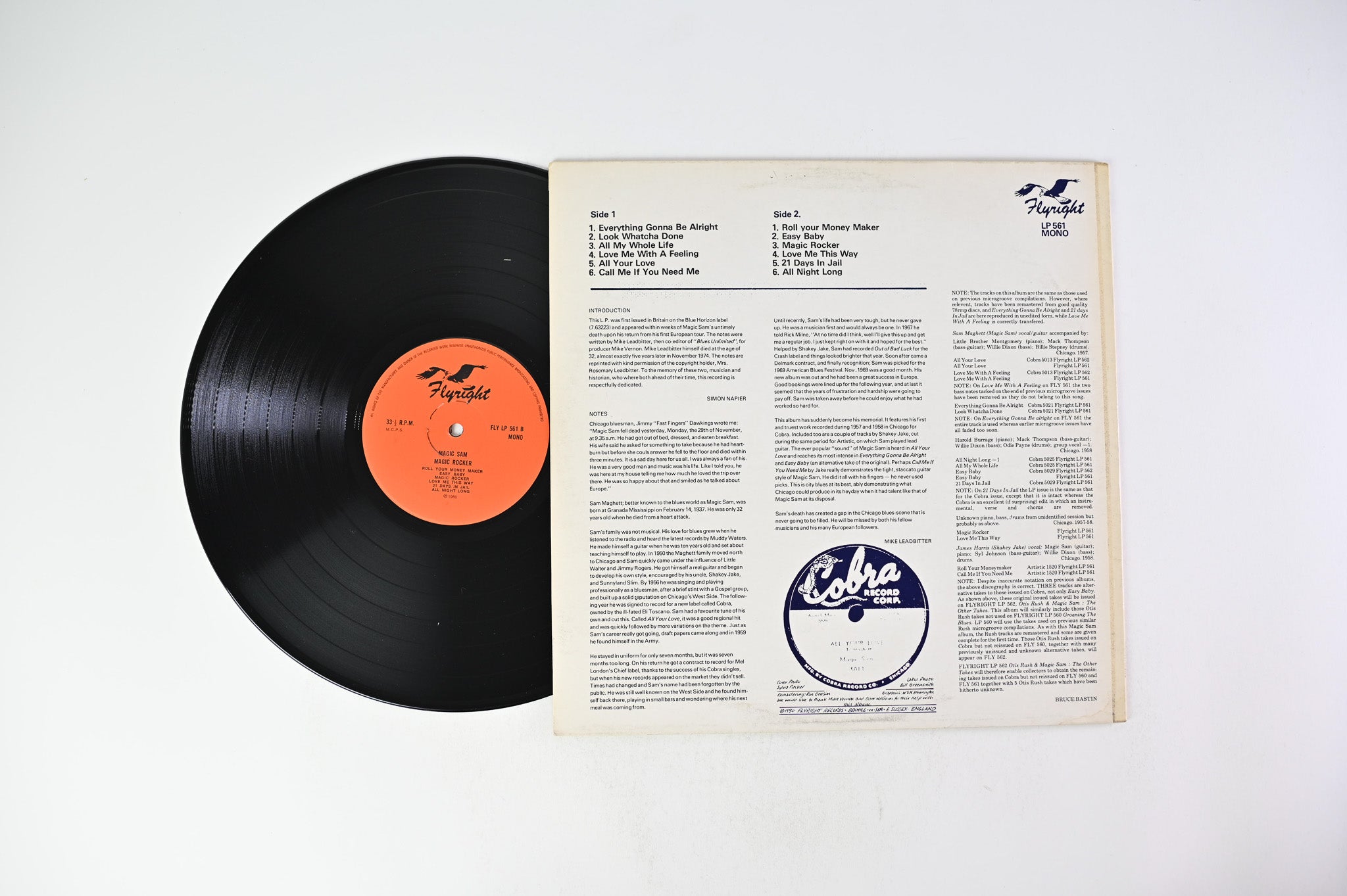 Magic Sam - Magic Rocker on Flyright Records