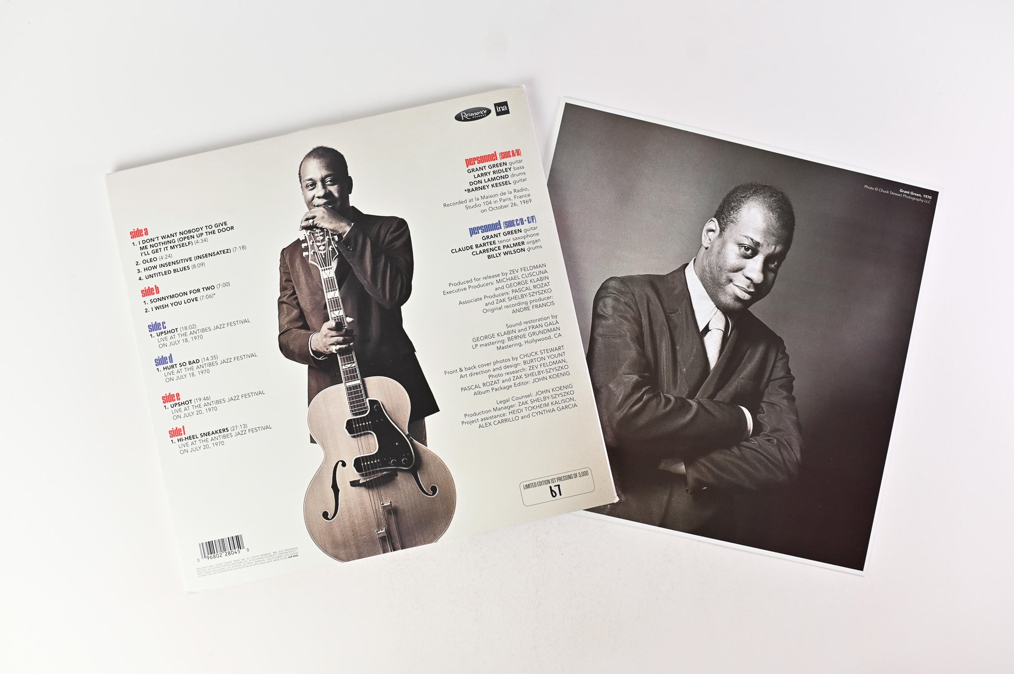 Grant Green - Funk In France: From Paris To Antibes (1969-1970) on Resonance Ltd RSD 2018 Ltd Numbered