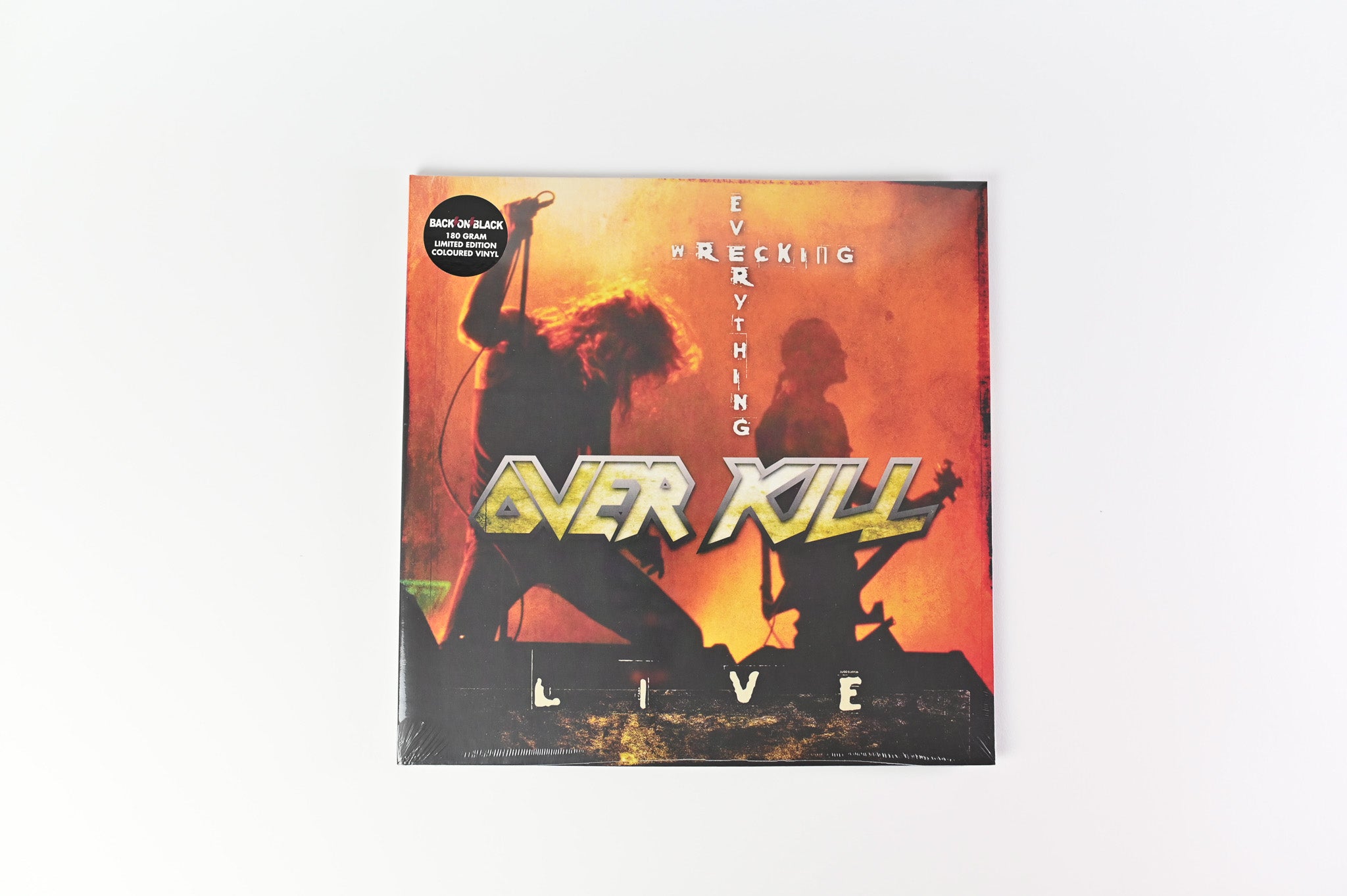 Overkill - Wrecking Everything (Live) on Back on Black Ltd Red Vinyl Reissue Sealed