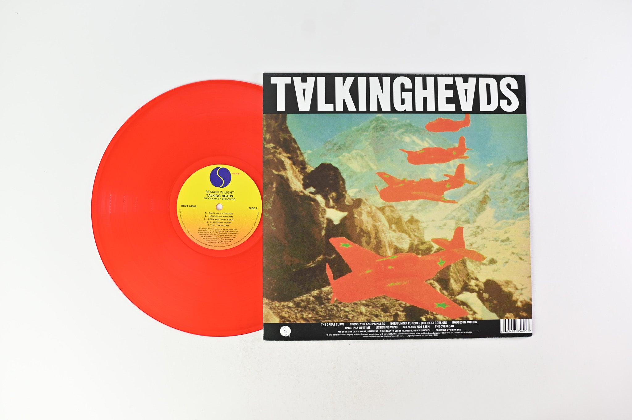 Talking Heads - Remain In Light on Sire Ltd RSD BF 2018 Red Translucent Reissue