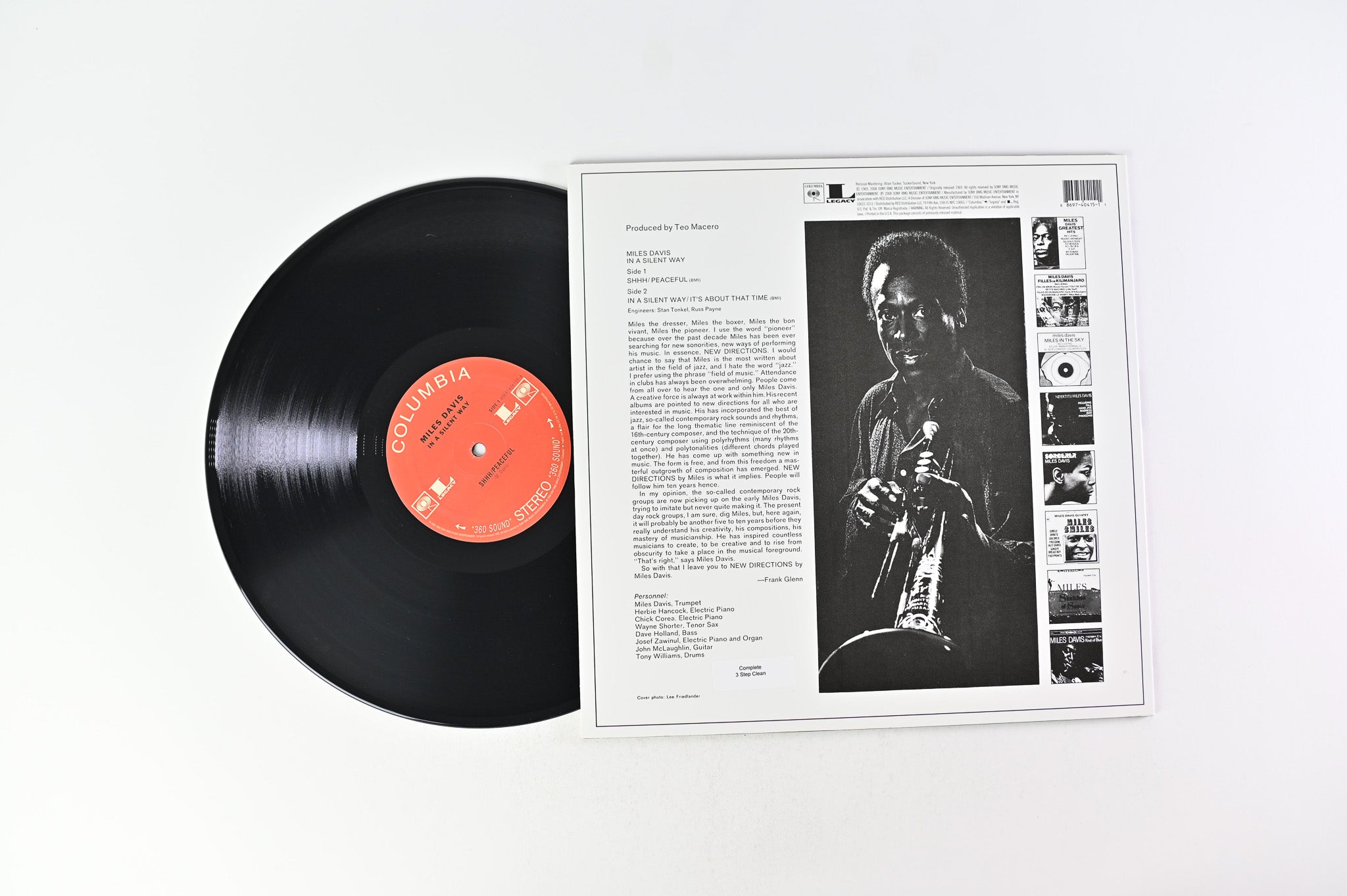 Miles Davis - In A Silent Way on Columbia Legacy Music on Vinyl Reissue