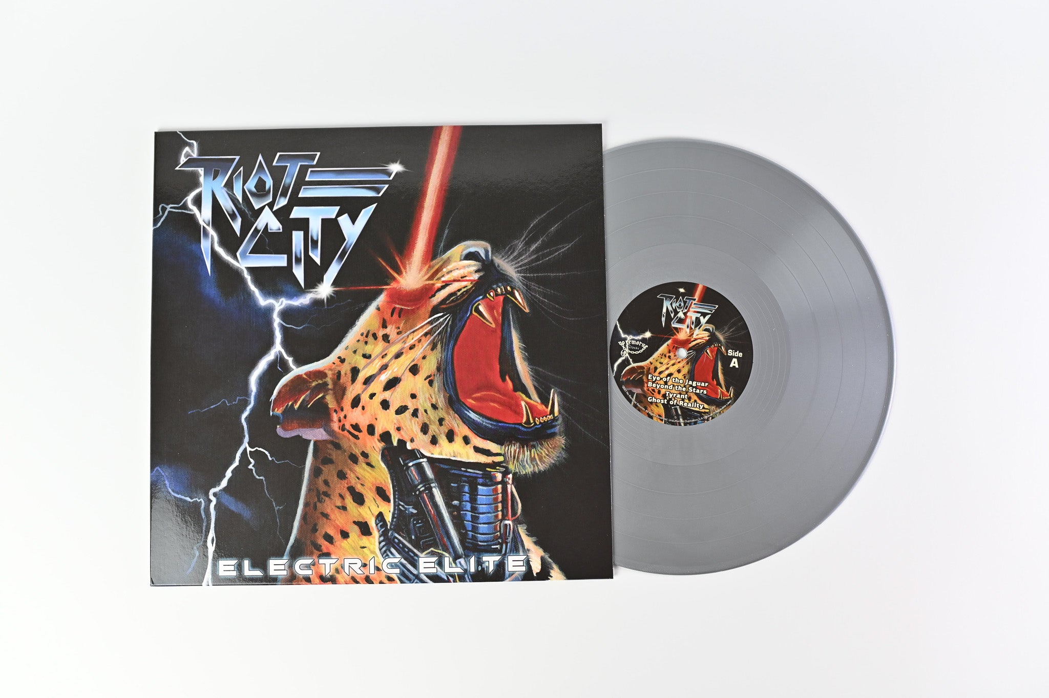 Riot City - Electric Elite on No Remorse Ltd Silver Vinyl