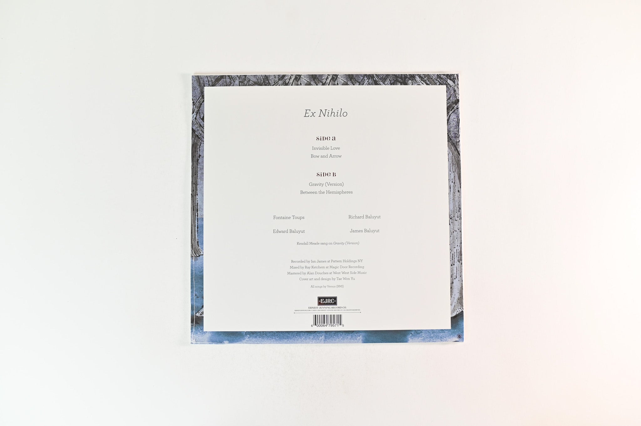 Versus - Ex Nihilo on Ernest Jenning 45 RPM 12" EP Sealed