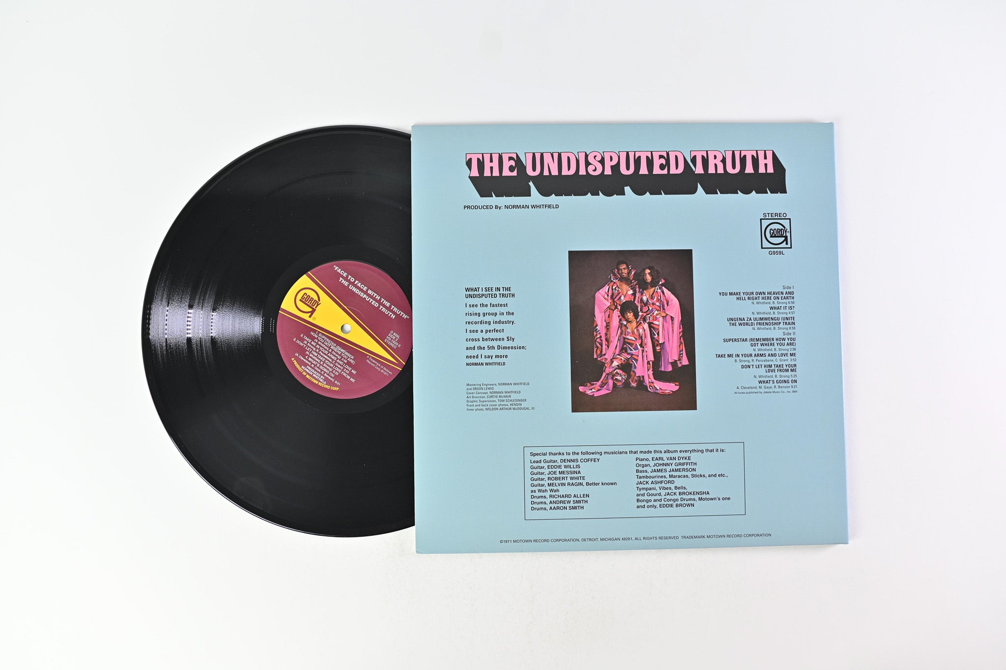 The Undisputed Truth - Face To Face With The Truth on Gordy Reissue