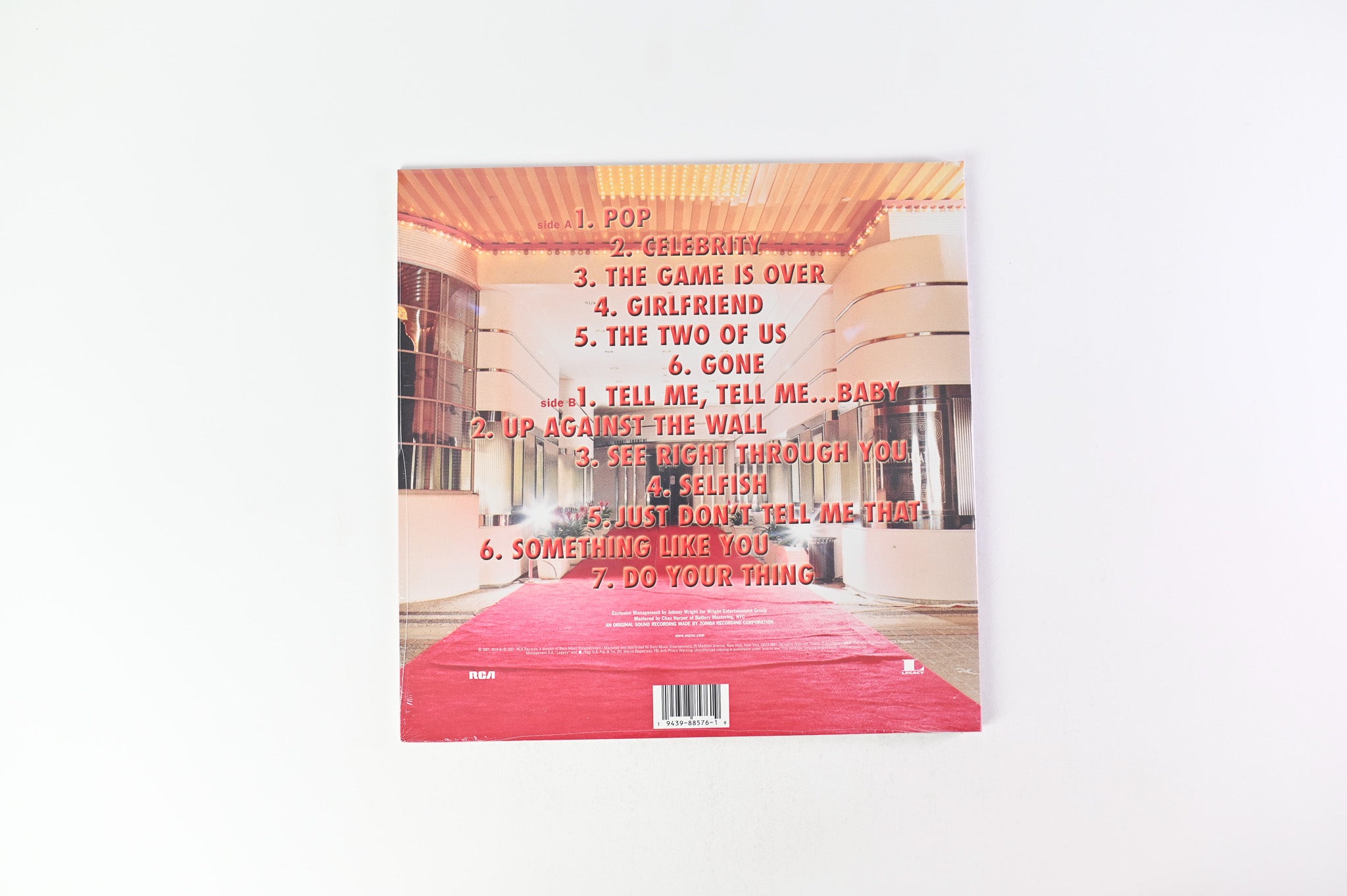 *NSYNC - Celebrity on RCA Legacy Ltd Hot Pink Vinyl Reissue Sealed