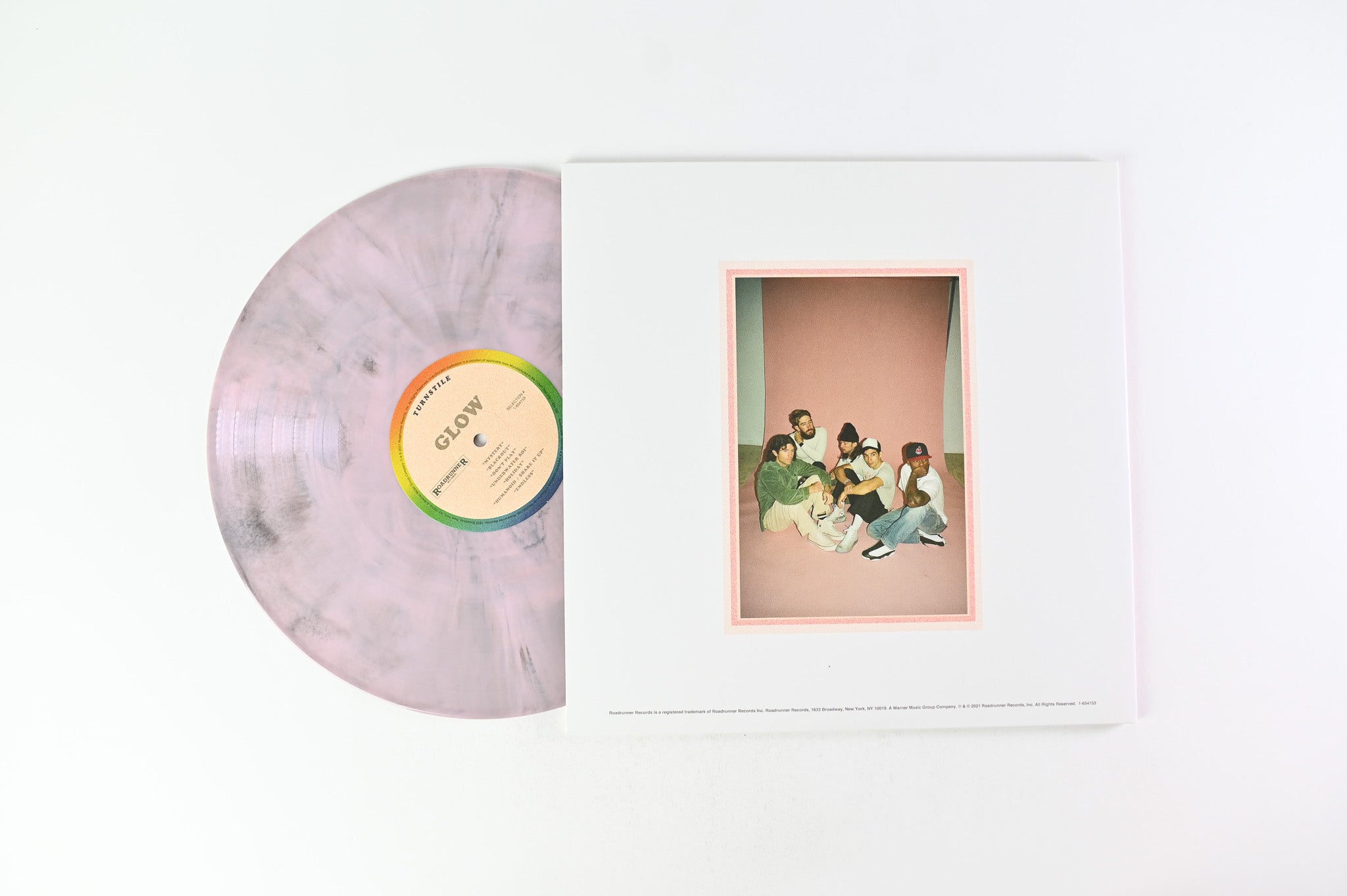 Turnstile - Glow On on Roadrunner Ltd Pink Storm Vinyl Reissue