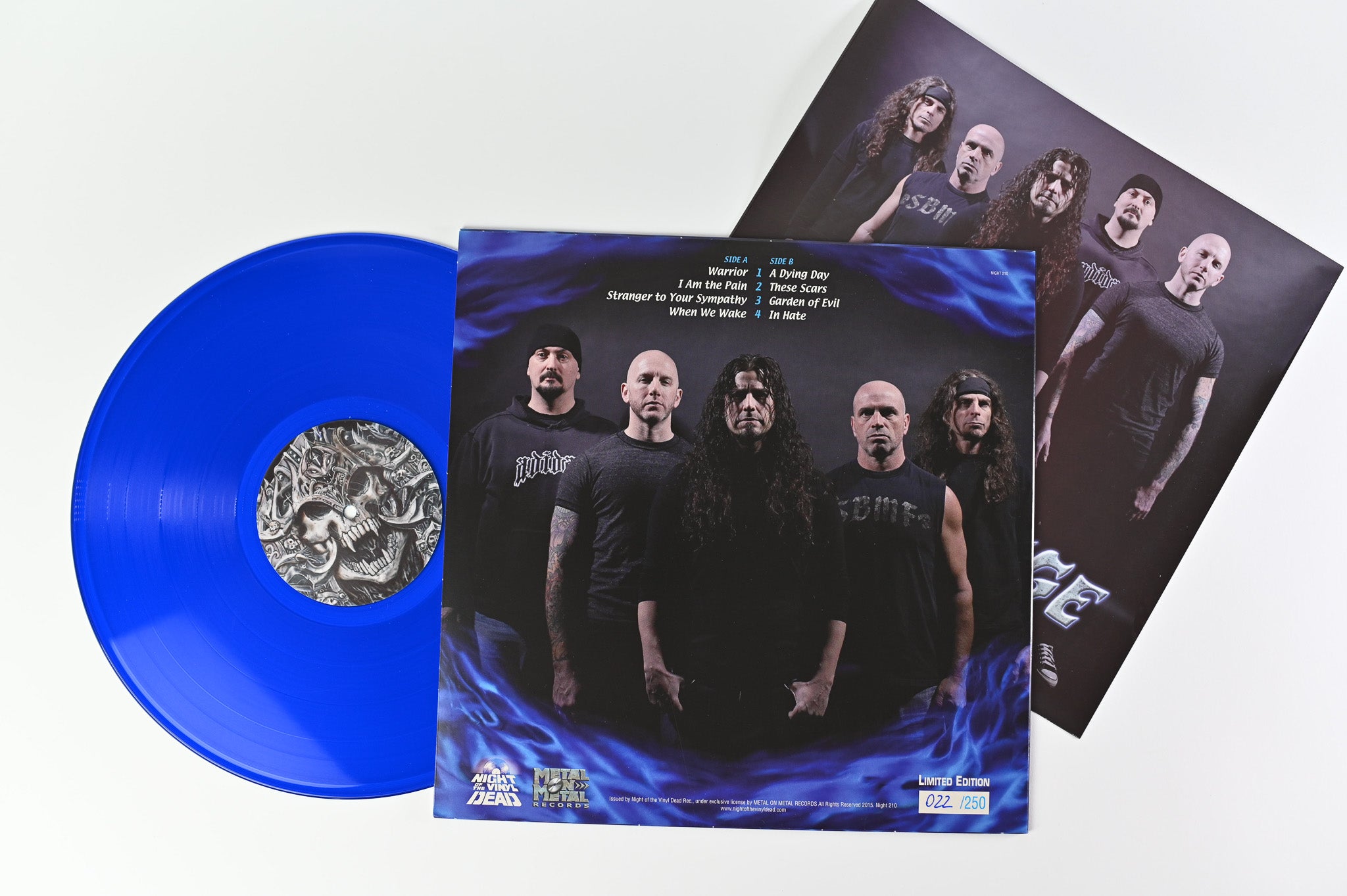 Meliah Rage - Warrior on Night of the Vinyl Dead Ltd Numbered Blue Vinyl
