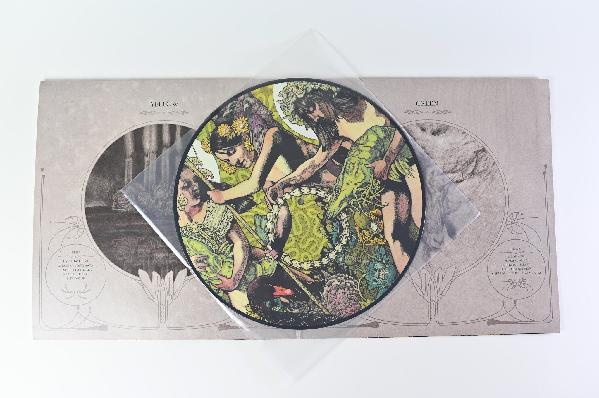 Baroness - Yellow & Green on Relapse Ltd Picture Disc Edition