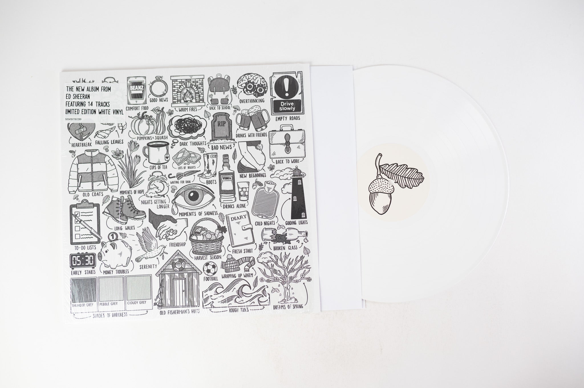 Ed Sheeran - Autumn Variations on Gingerbread Man Records - White Vinyl