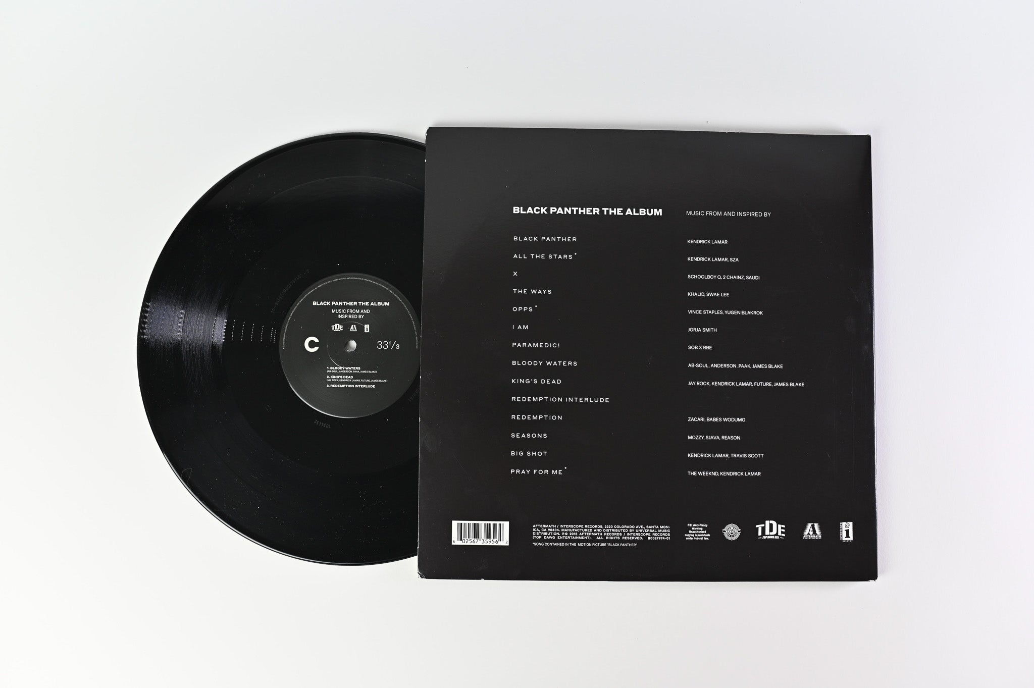 Various - Black Panther The Album (Music From And Inspired By) on Top Dawg