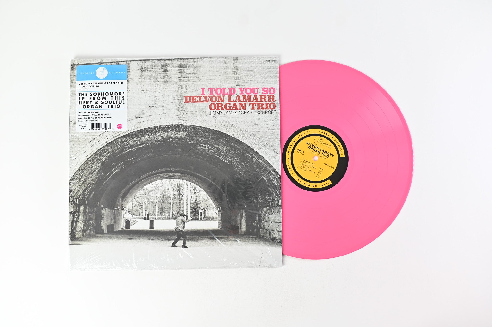 Delvon Lamarr Organ Trio - I Told You So on Colemine Records - Pink Vinyl