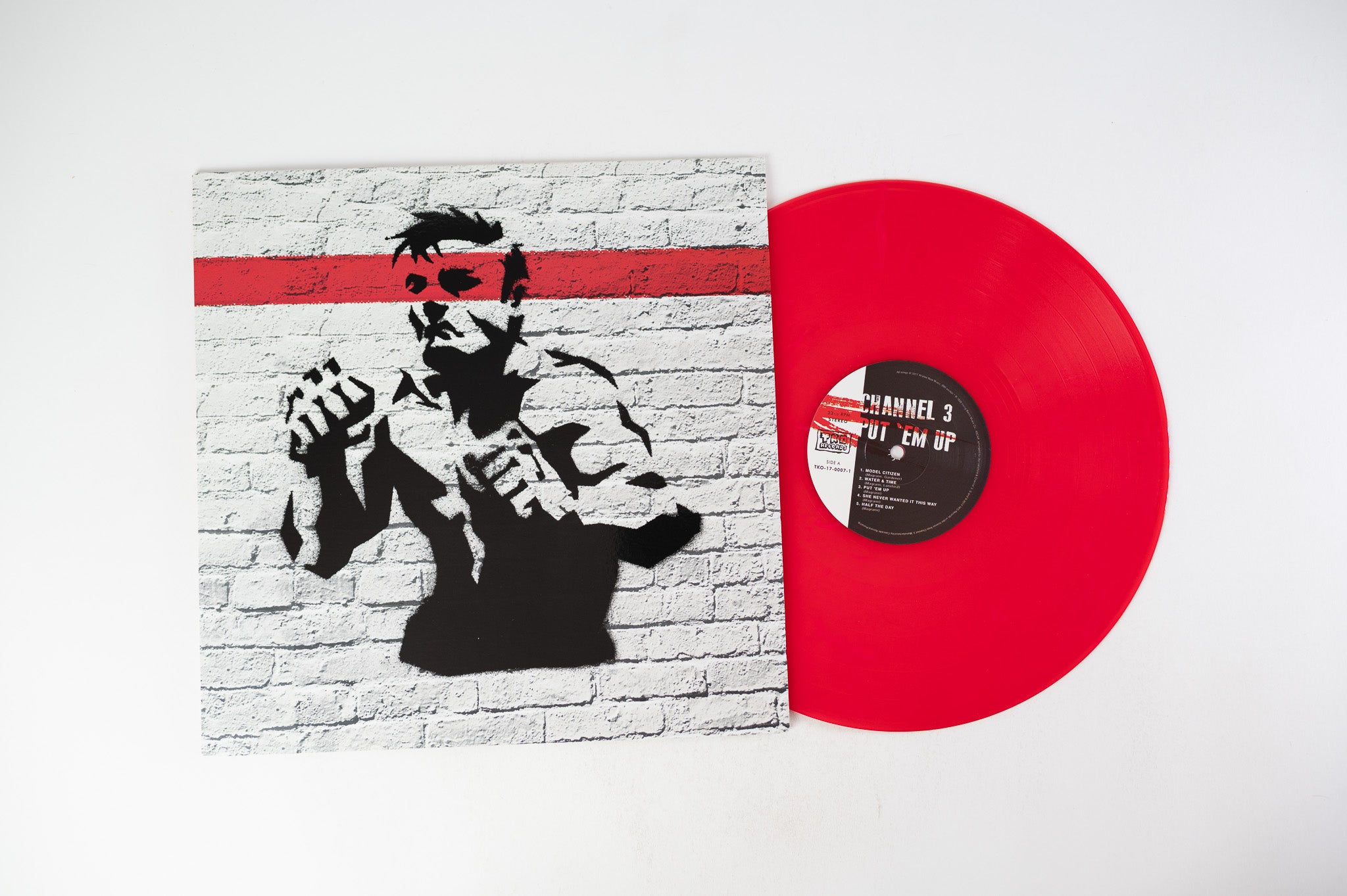 Channel 3 - Put 'Em Up on TKO Records - Red Vinyl