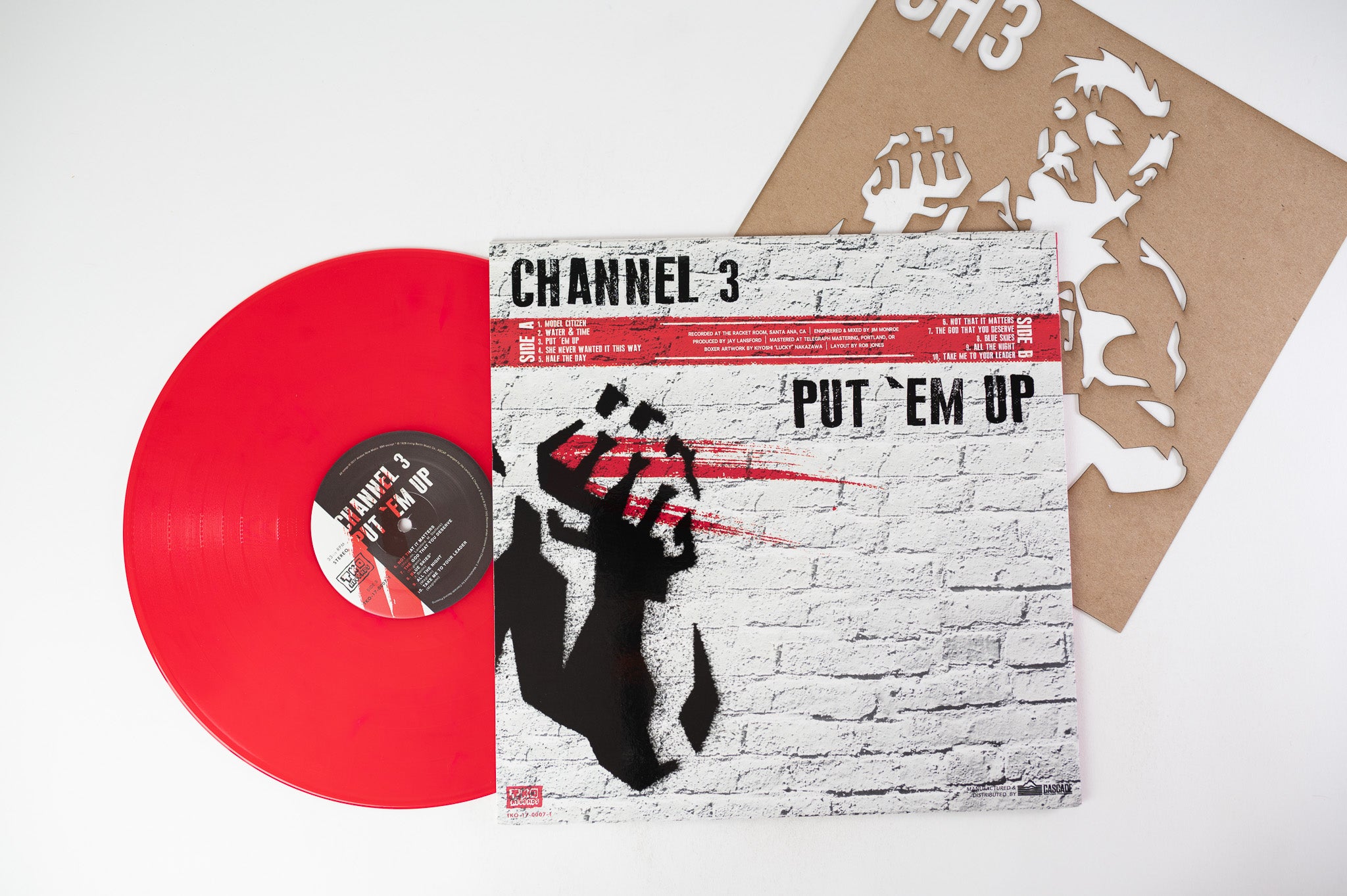 Channel 3 - Put 'Em Up on TKO Records - Red Vinyl