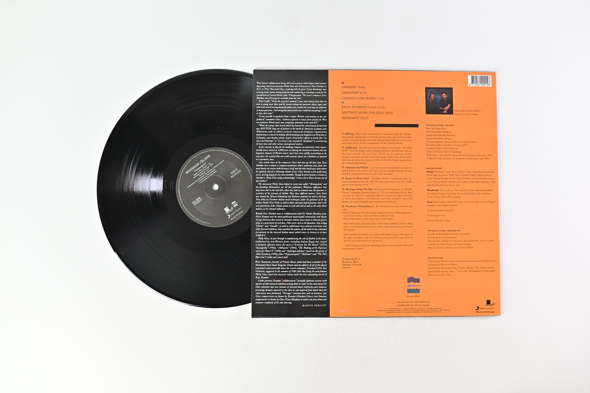 Ravi Shankar - Passages on Music On Vinyl