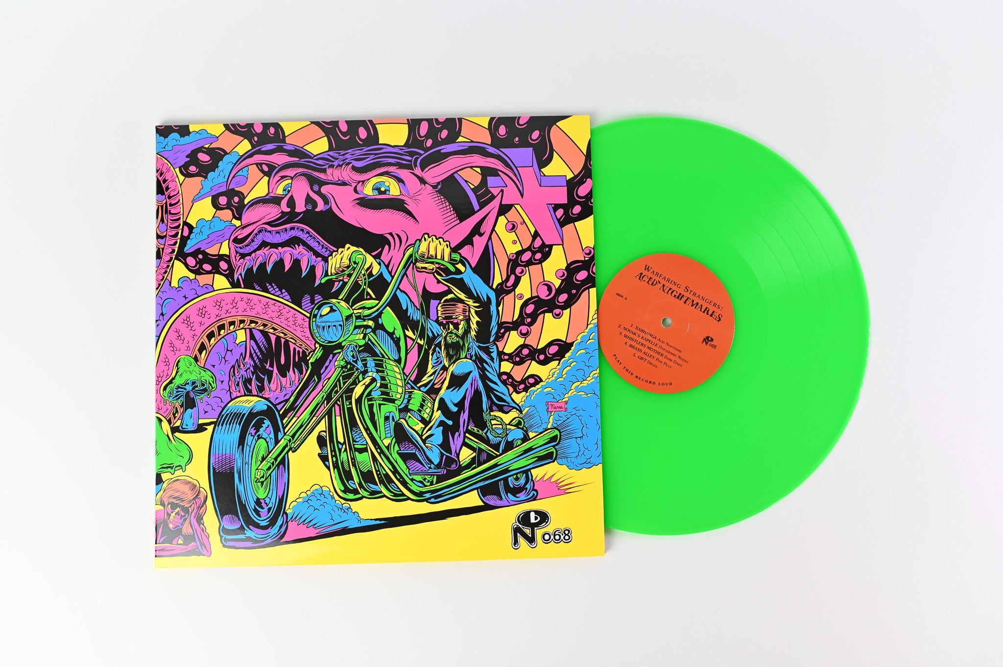 Various - Warfaring Strangers: Acid Nightmares on Numero Ltd Neon Green