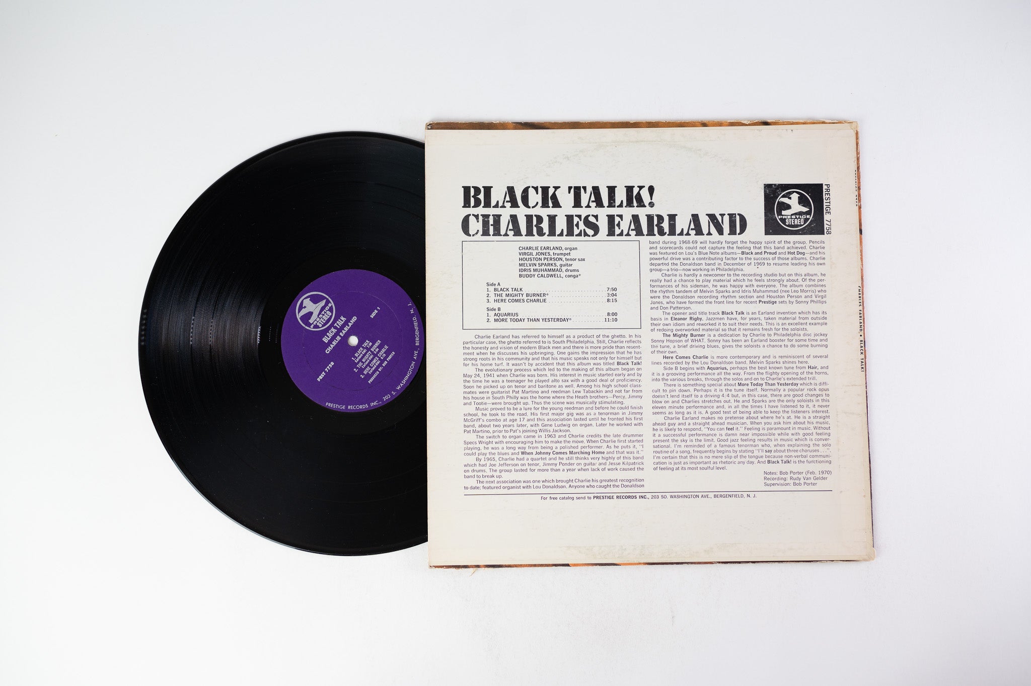 Charles Earland - Black Talk! on Prestige