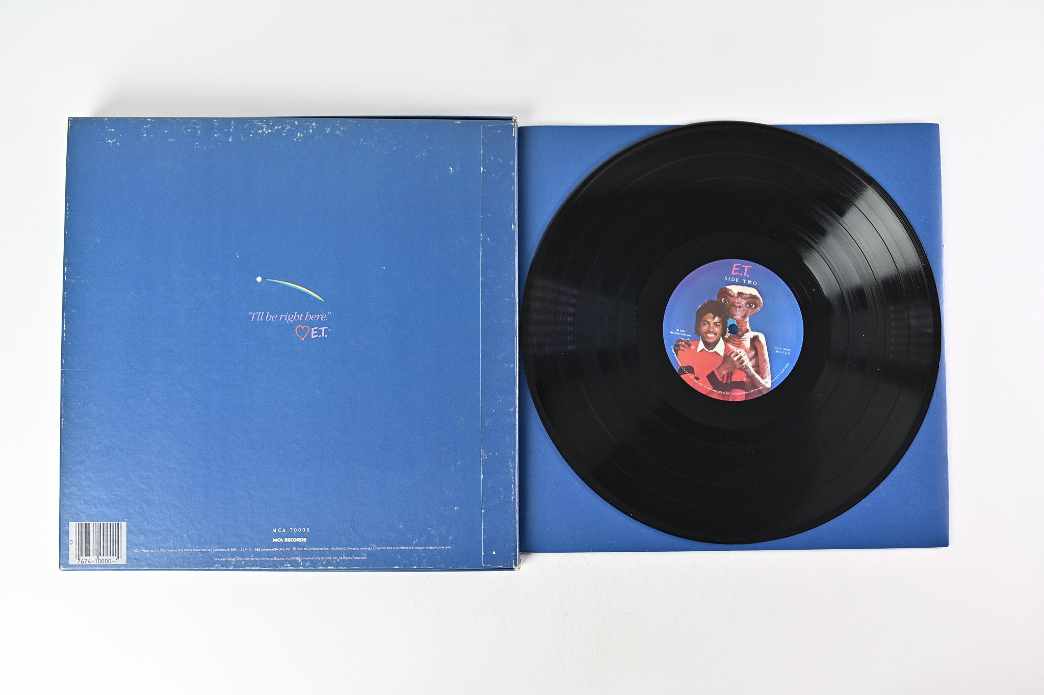 Michael Jackson - E.T. The Extra-Terrestrial on MCA Records - Includes book & poster