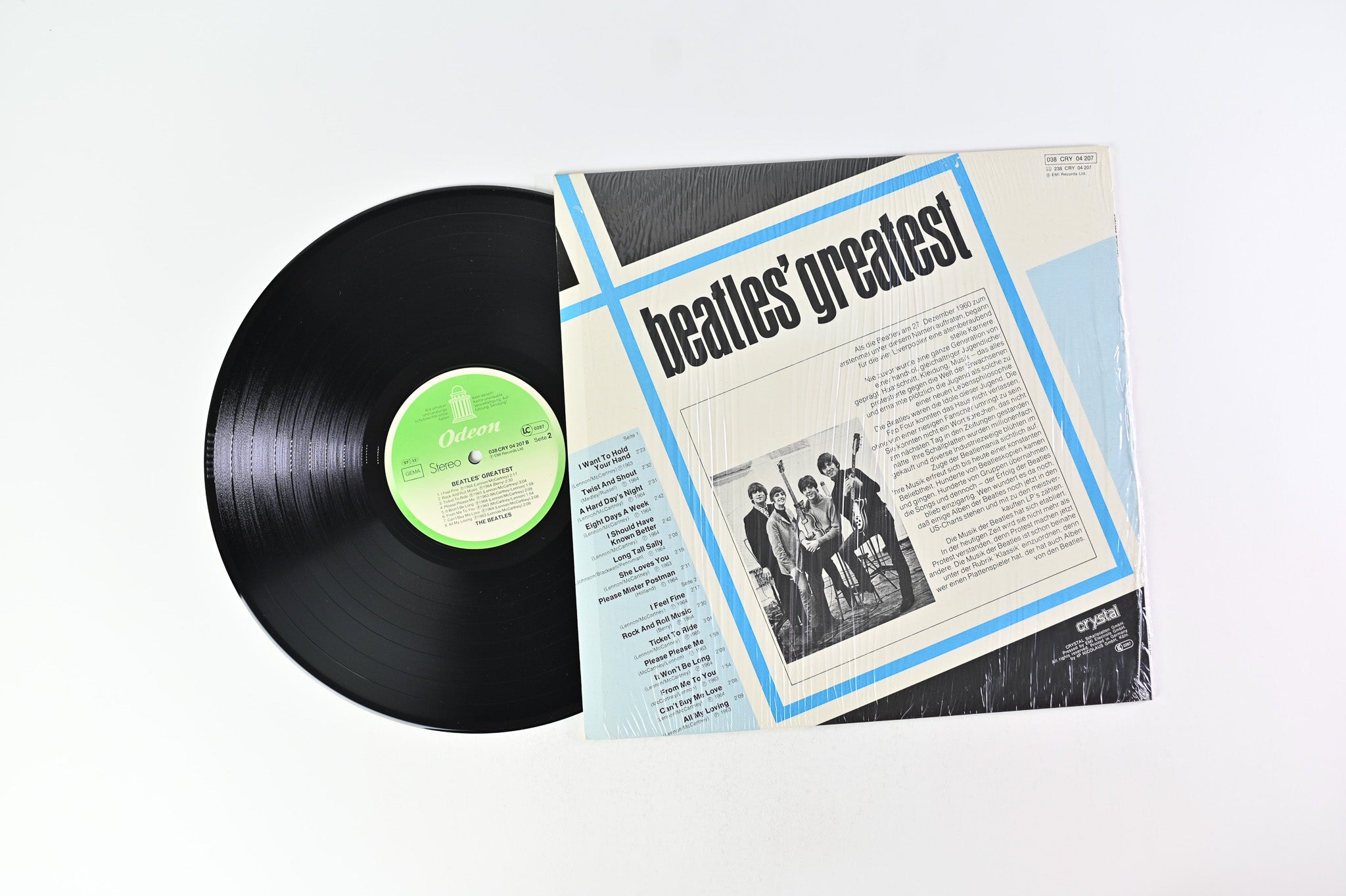 The Beatles - Beatles' Greatest on Crystal / Odean - German pressing