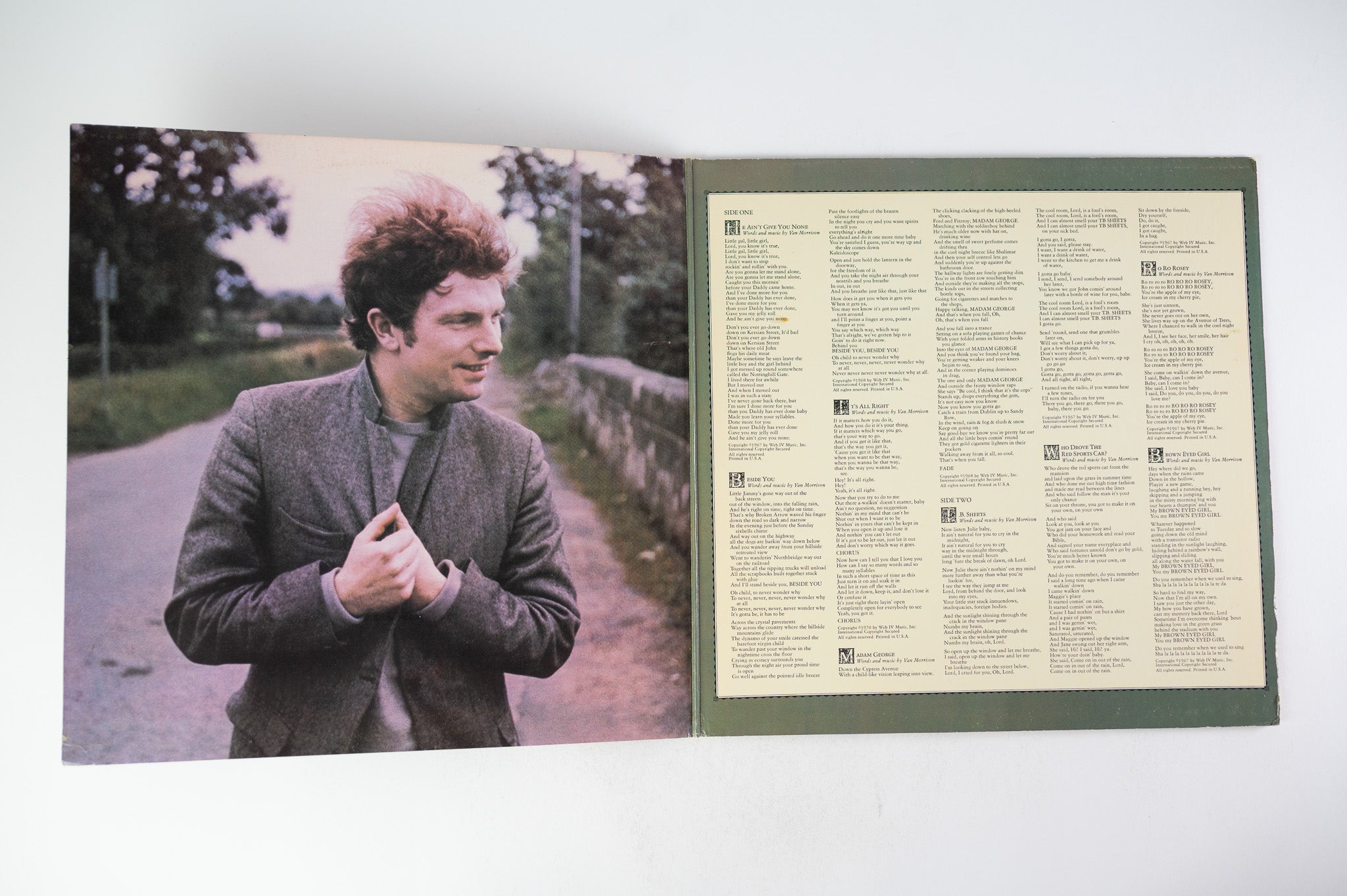 Van Morrison - T.B. Sheets on Bang Records