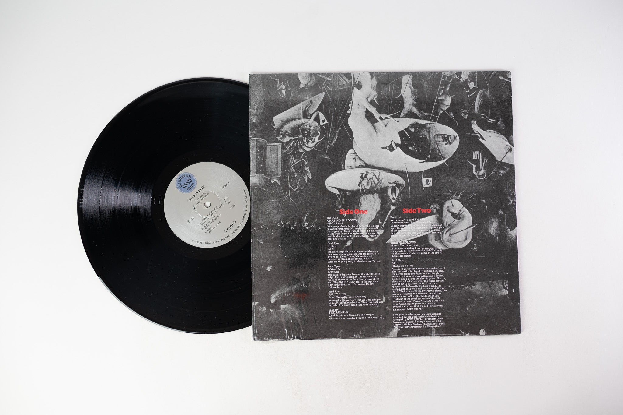 Deep Purple - Deep Purple on Tetragrammaton Records