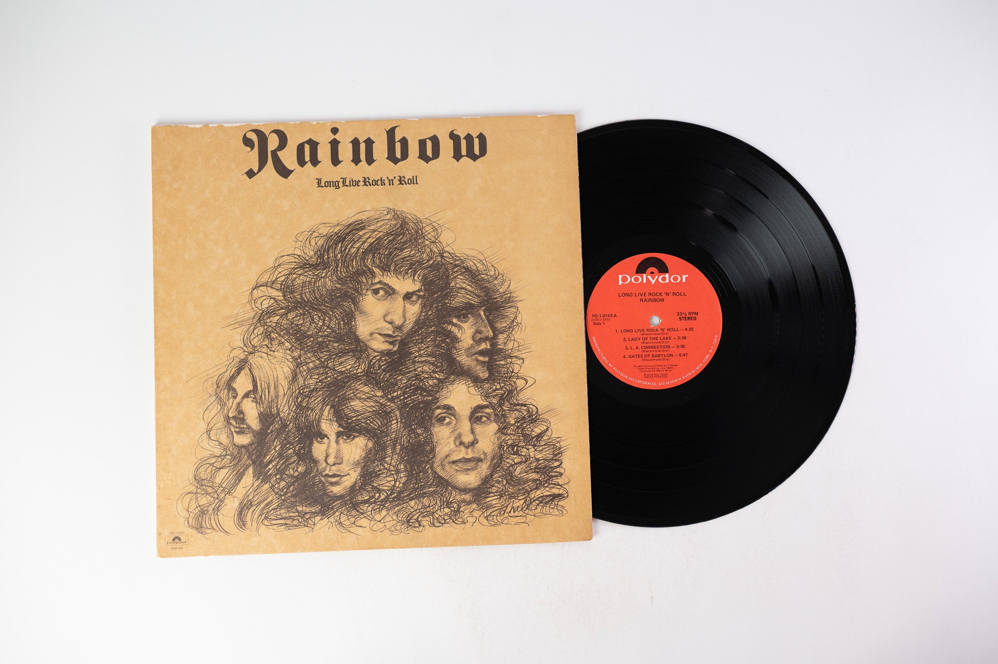 Rainbow - Long Live Rock 'N' Roll on Polydor