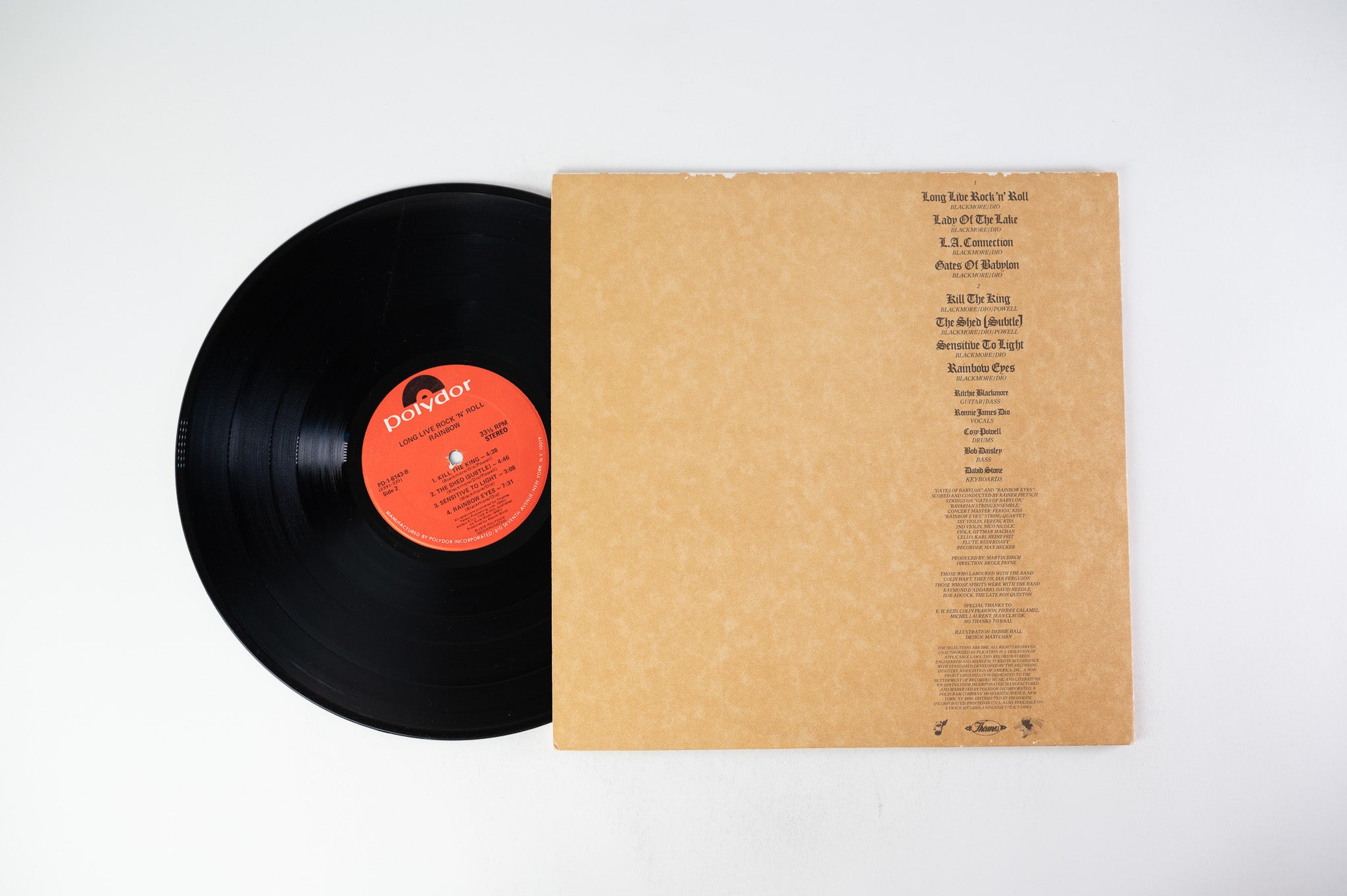 Rainbow - Long Live Rock 'N' Roll on Polydor