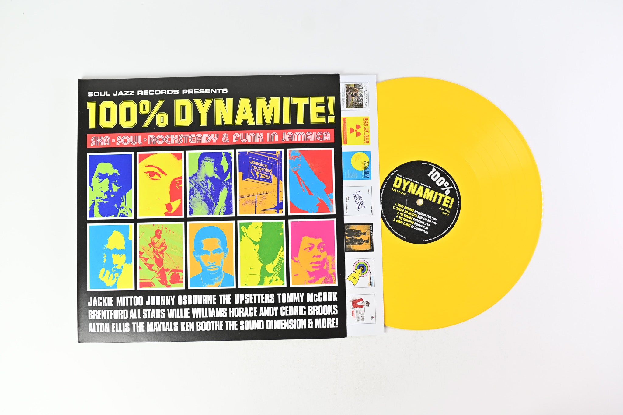 Various - 100% Dynamite! on Soul Jazz Records - Yellow Vinyl - RSD 2022