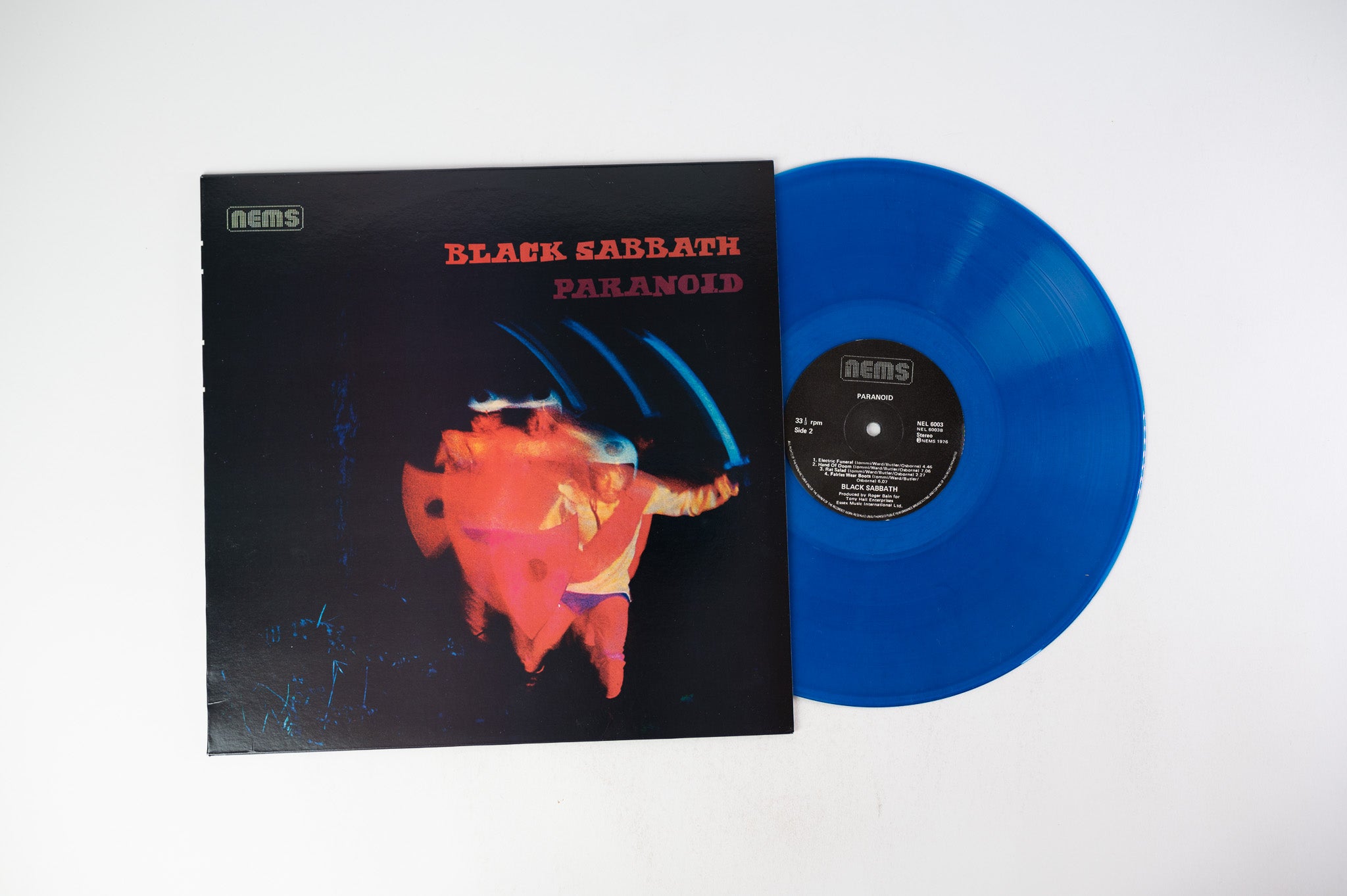 Black Sabbath - Paranoid on NEMS - Unofficial Blue Vinyl