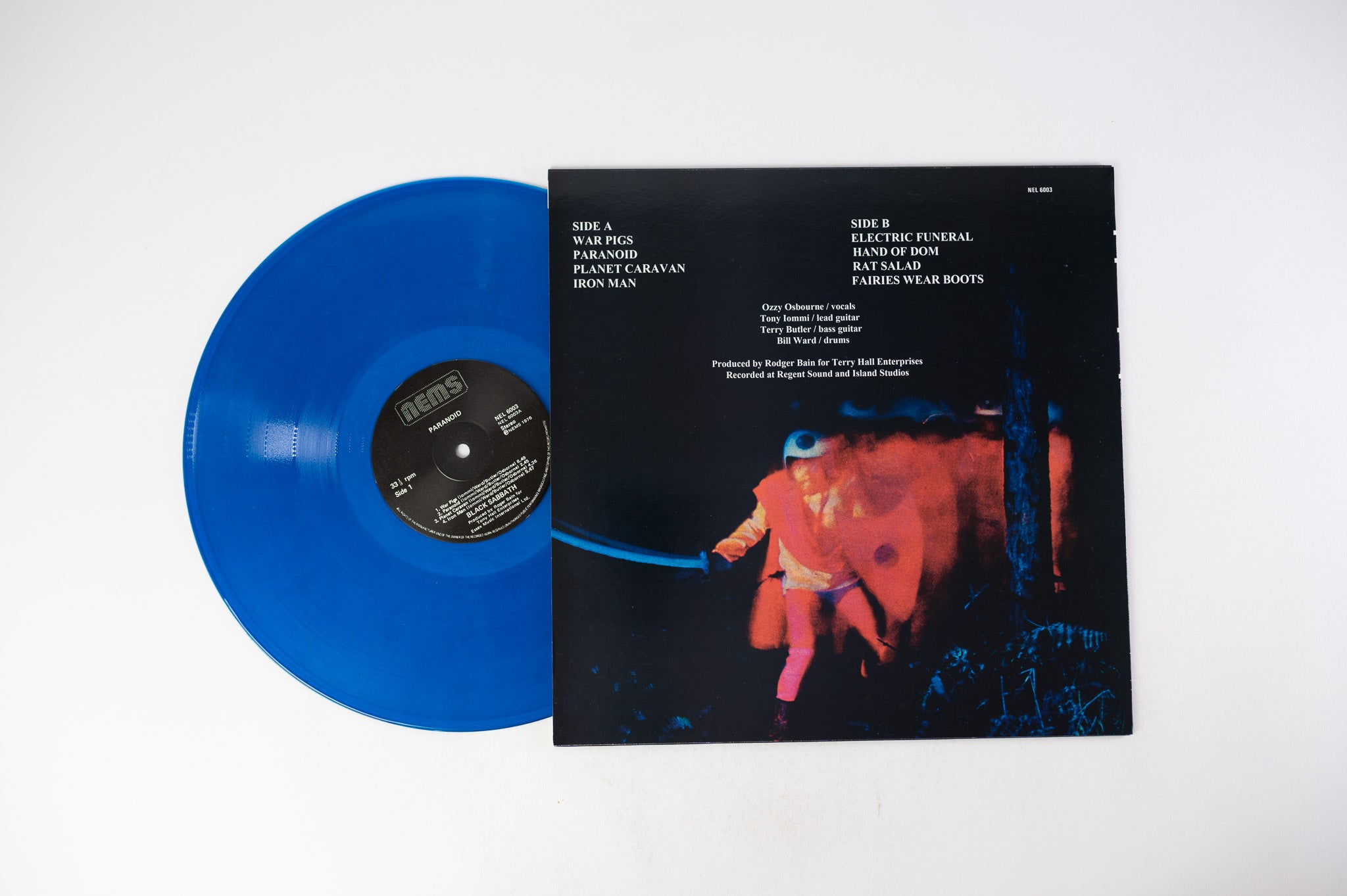 Black Sabbath - Paranoid on NEMS - Unofficial Blue Vinyl