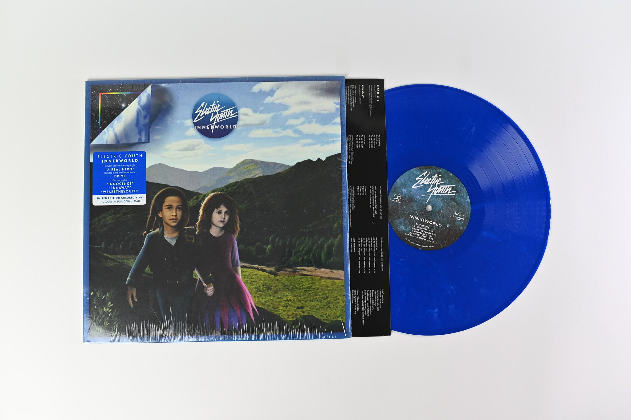 Electric Youth - Innerworld Limited Blue Marbled Vinyl on Secretly Canadian