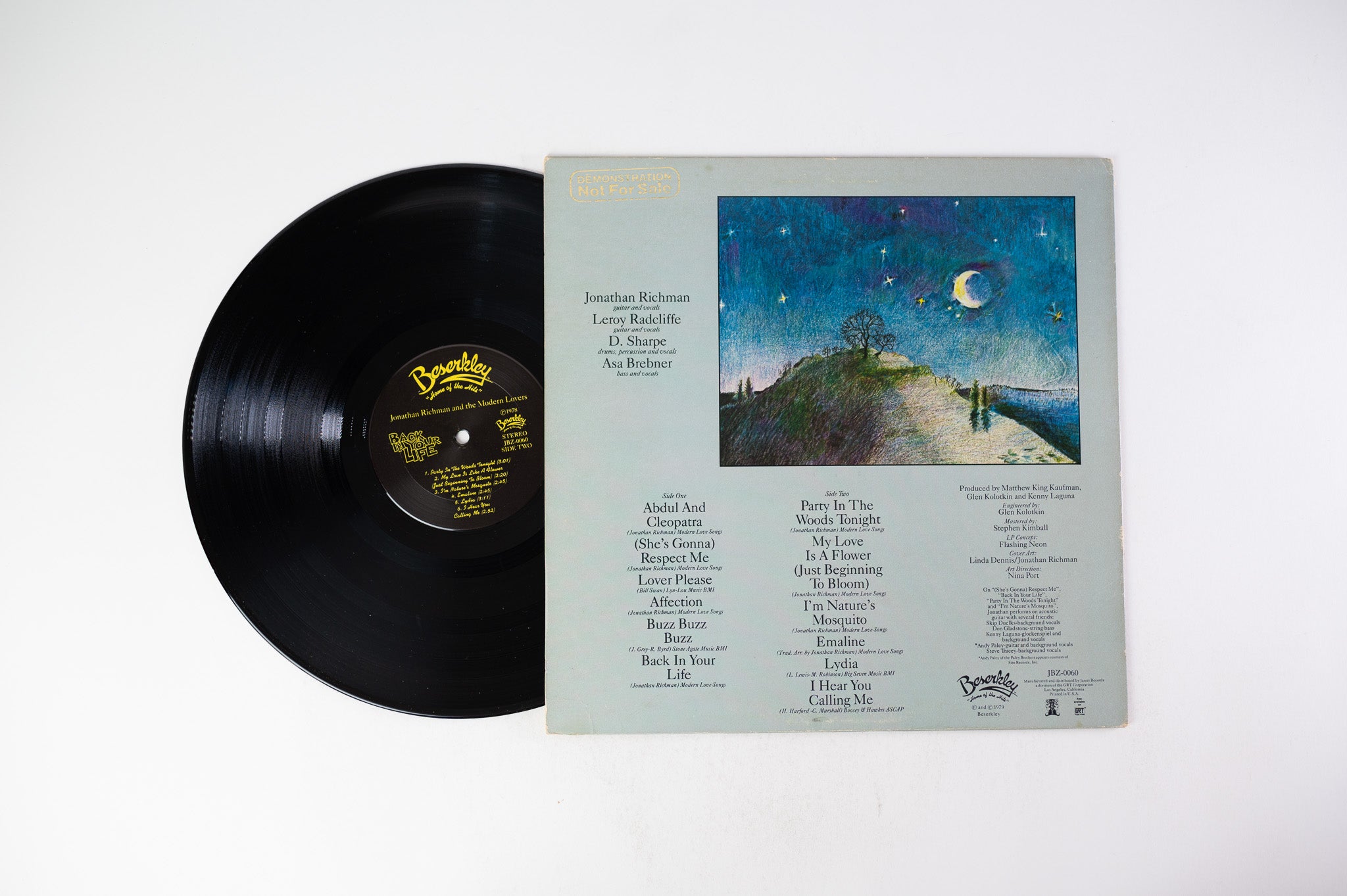 Jonathan Richman & The Modern Lovers - Back In Your Life on Beserkley