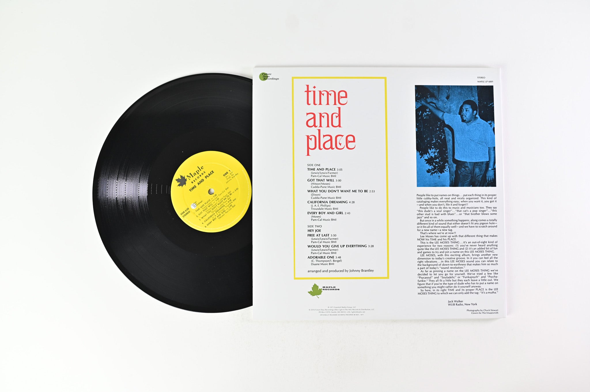 Lee Moses - Time And Place on Future Days Recordings