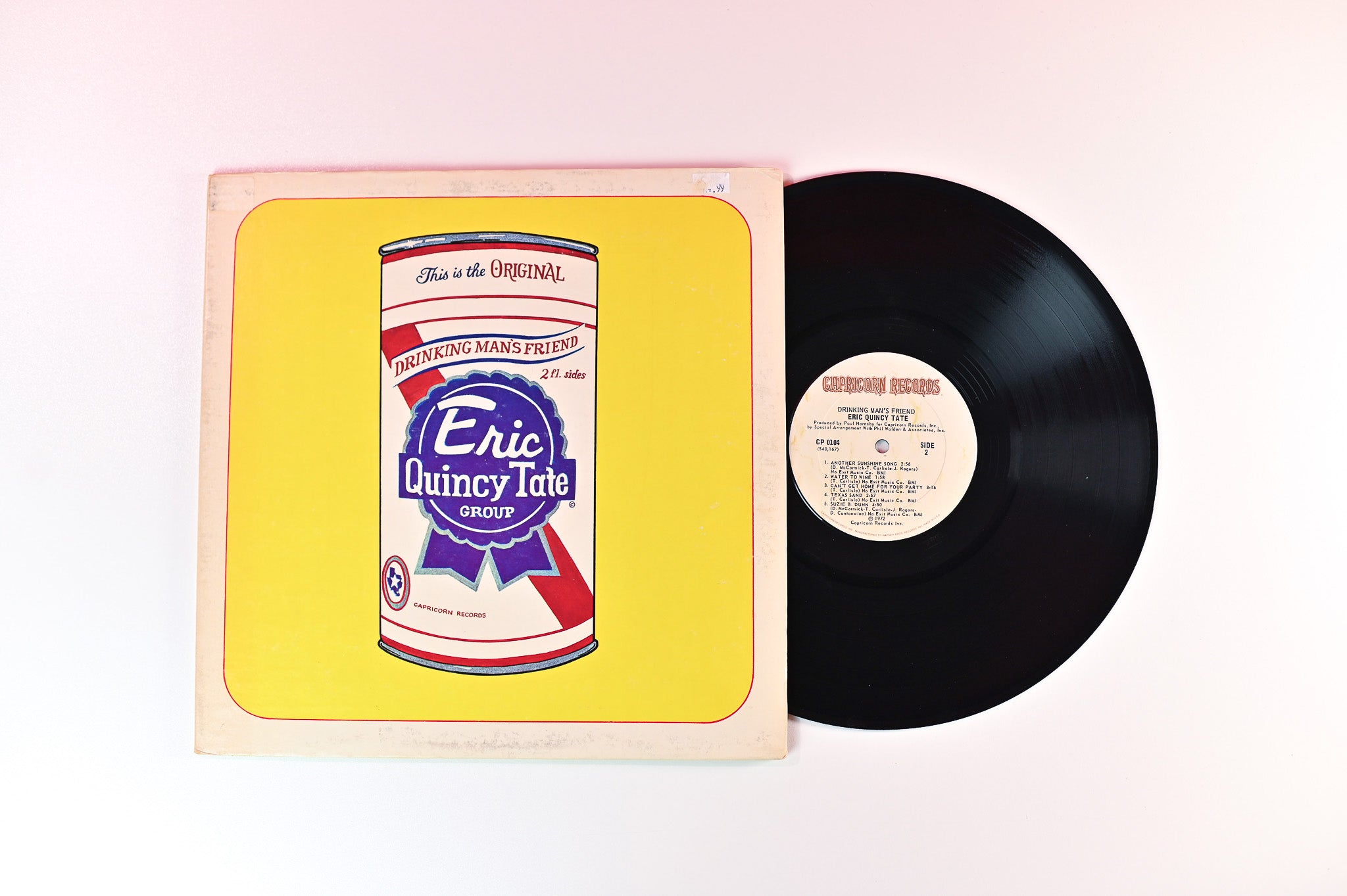 Eric Quincy Tate - Drinking Man's Friend on Capricorn Records