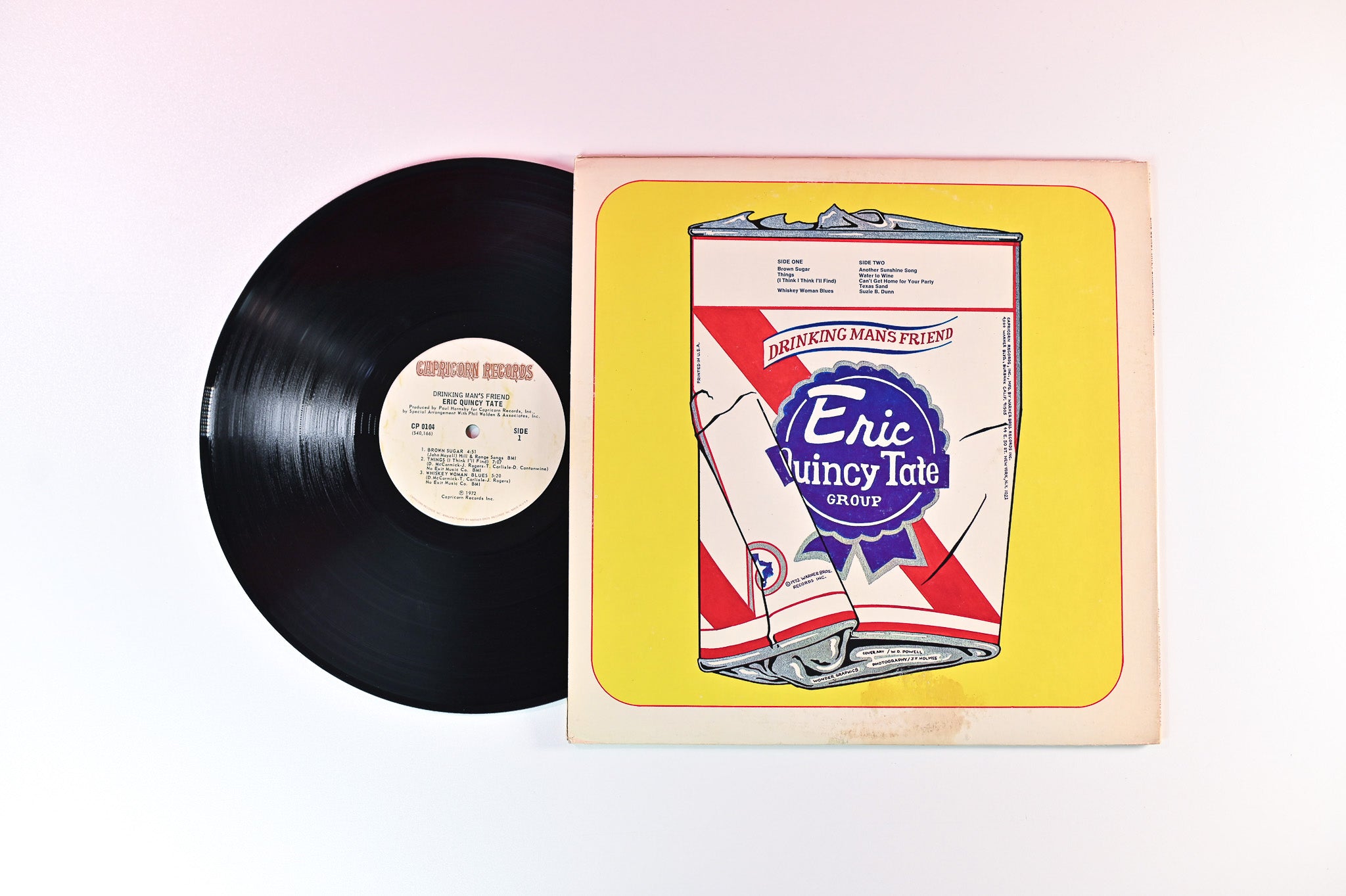 Eric Quincy Tate - Drinking Man's Friend on Capricorn Records