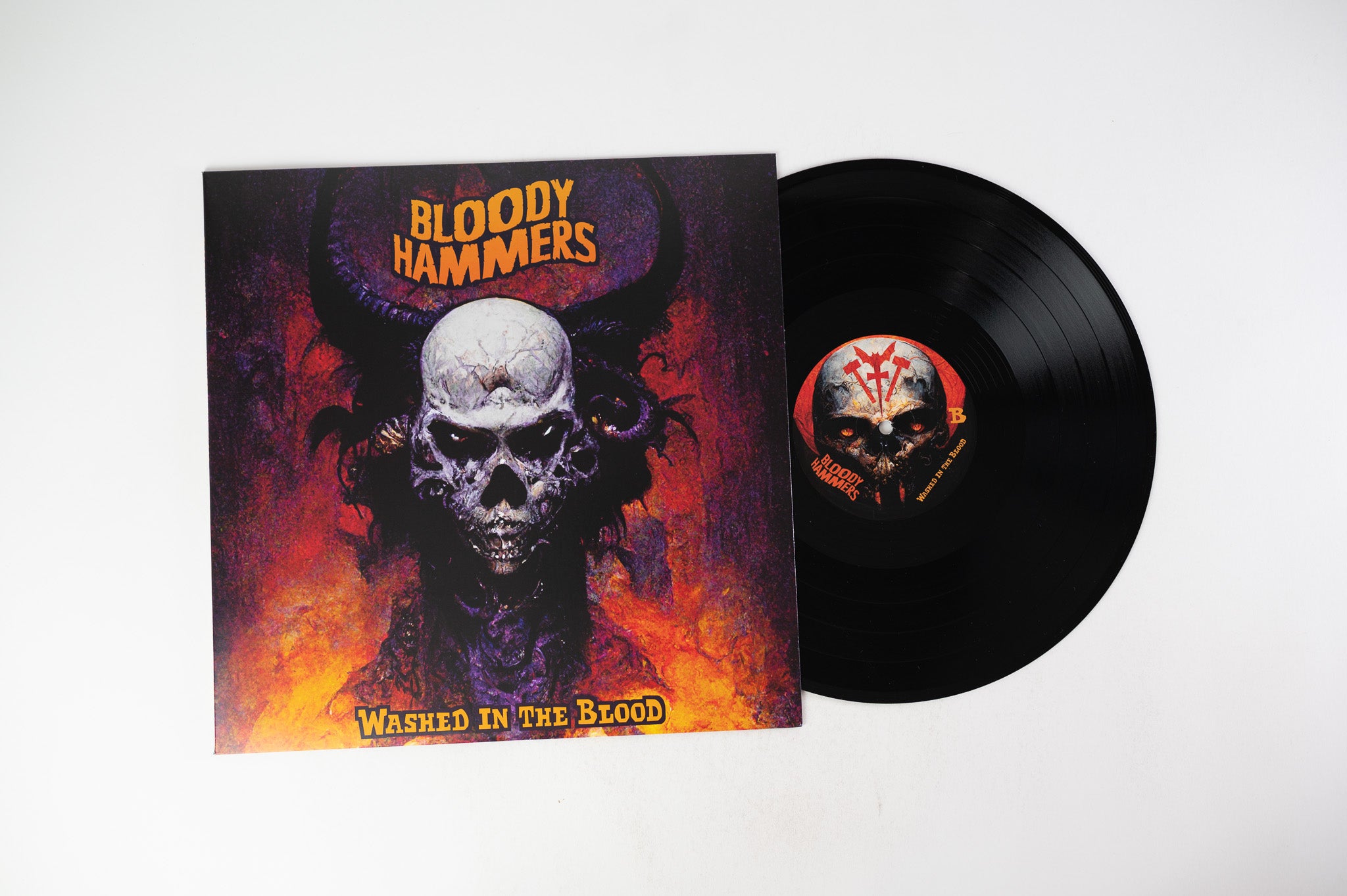 Bloody Hammers - Washed In The Blood on Sacrificial Records
