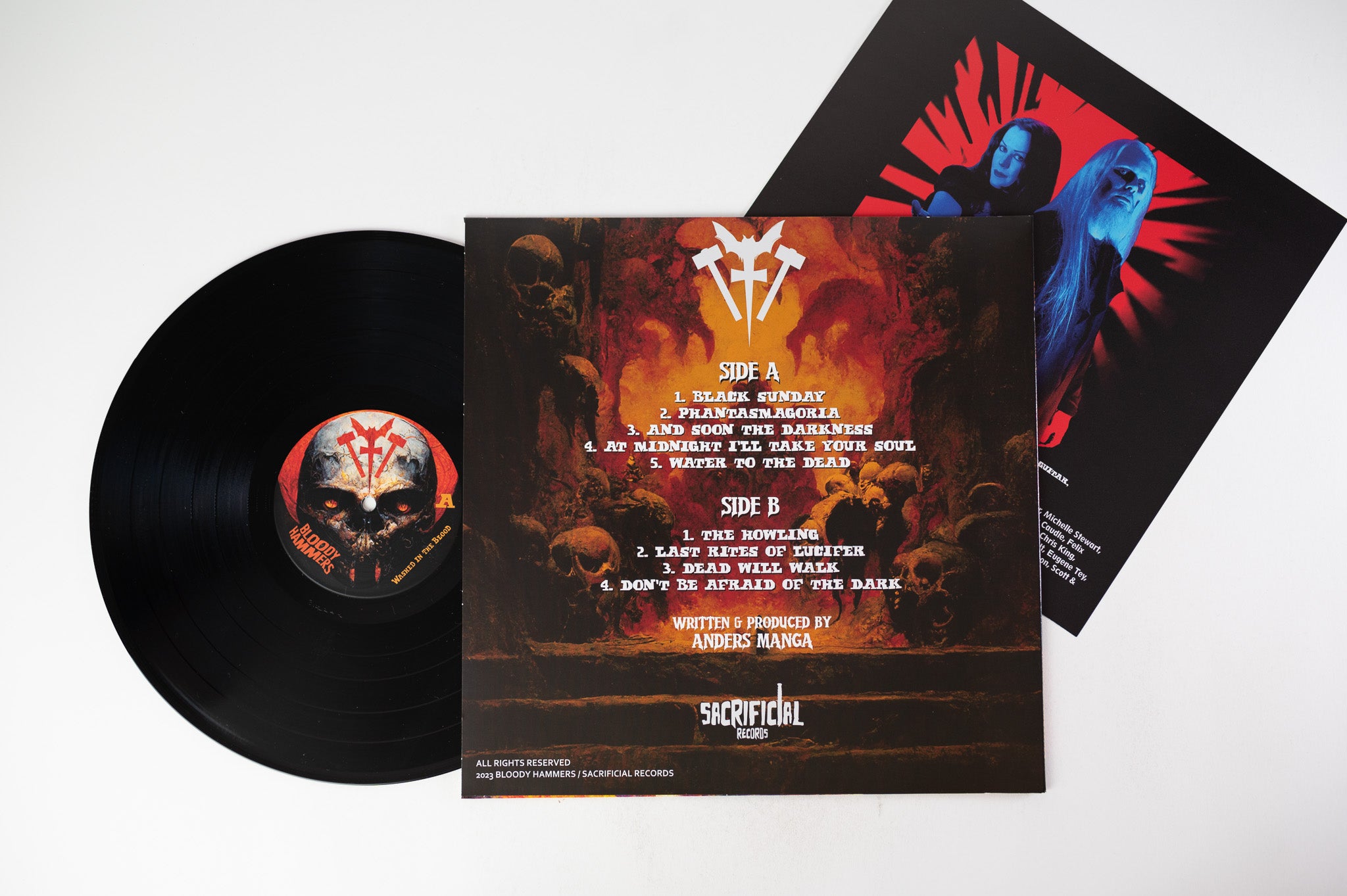 Bloody Hammers - Washed In The Blood on Sacrificial Records