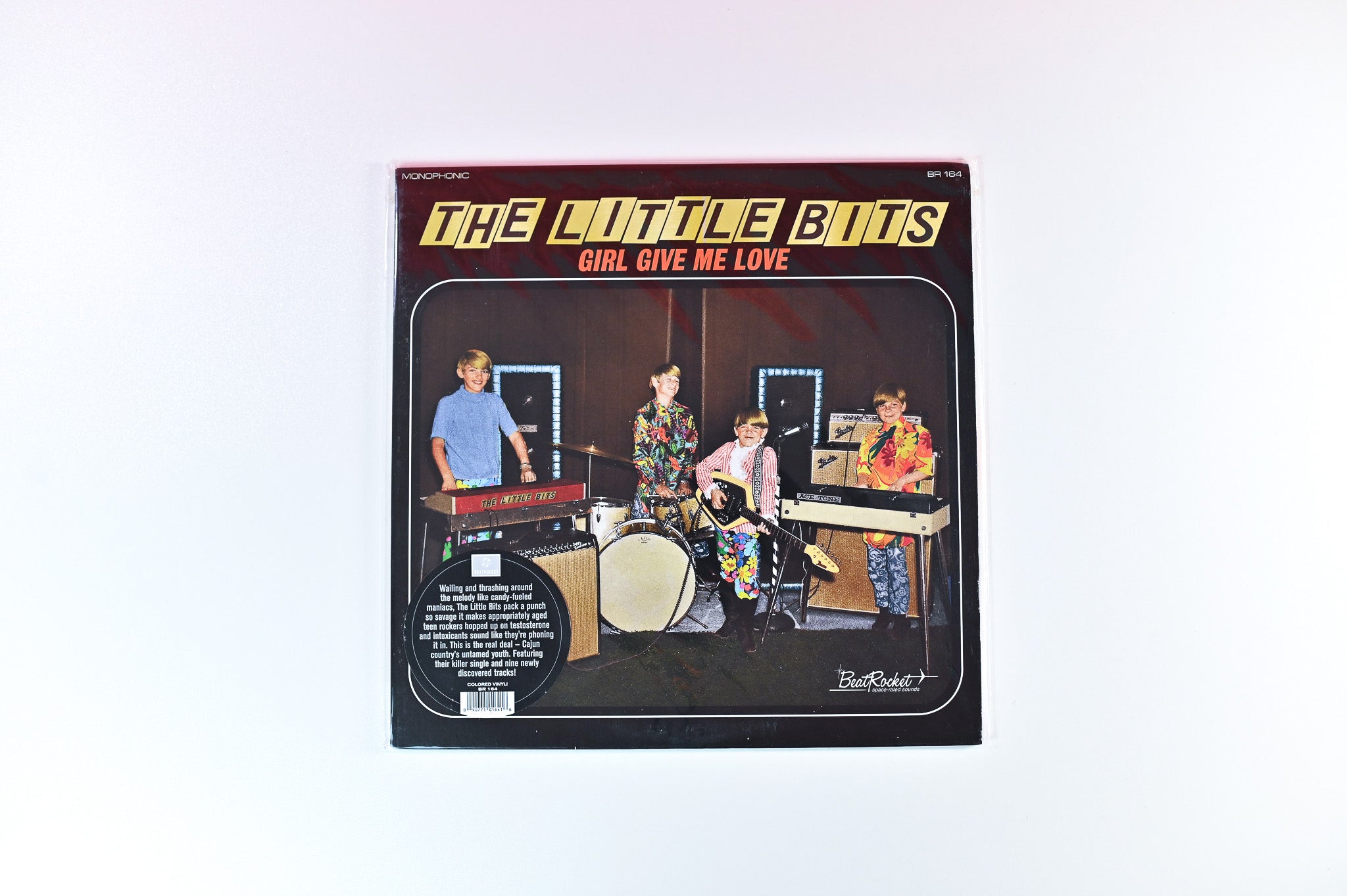 The Little Bits - Girl Give Me Love on BeatRocket - Orange Vinyl