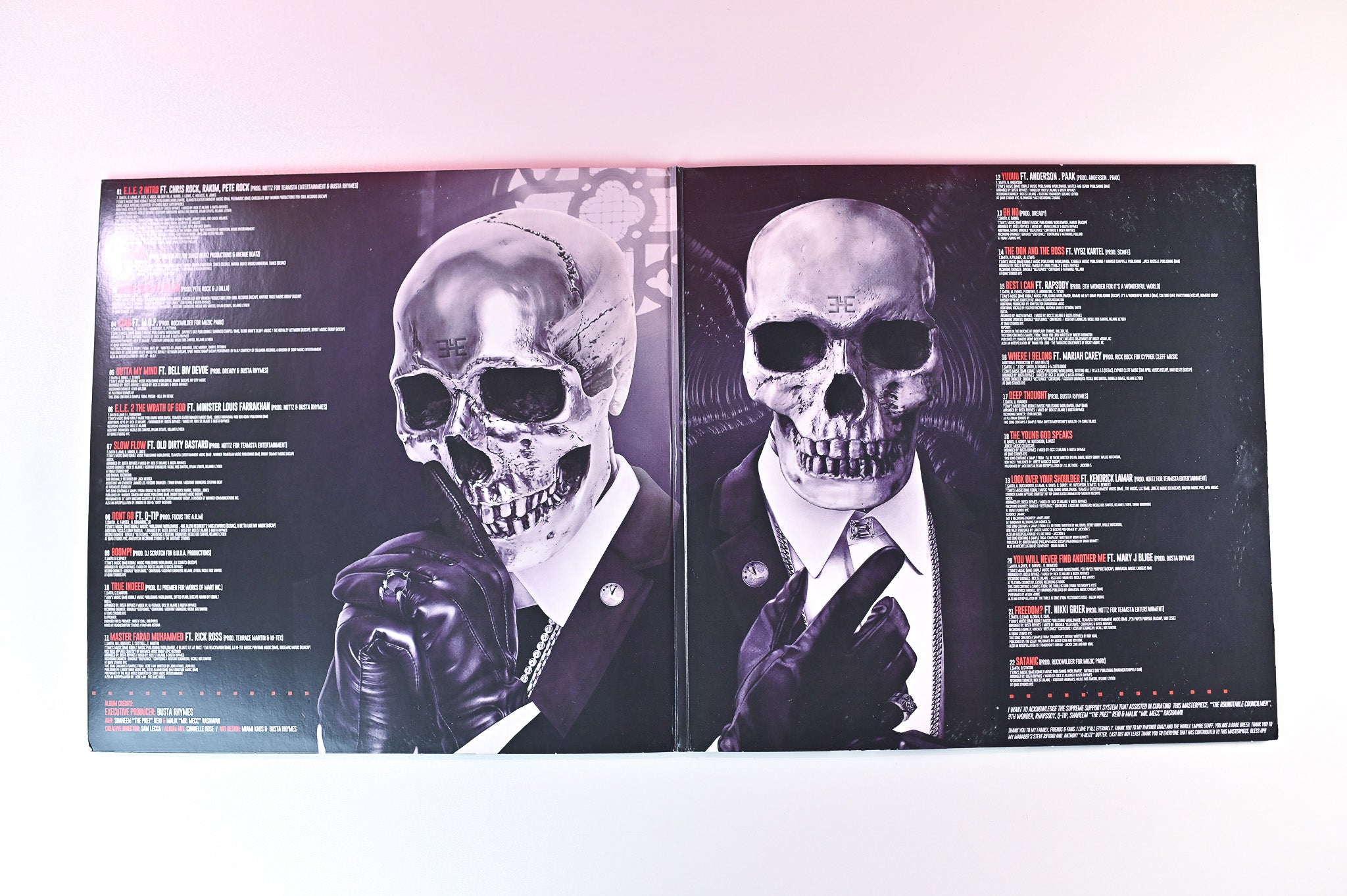 Busta Rhymes - Extinction Level Event 2: The Wrath Of God on The Conglomerate Entertainment / Empire - White / Black Split Vinyl