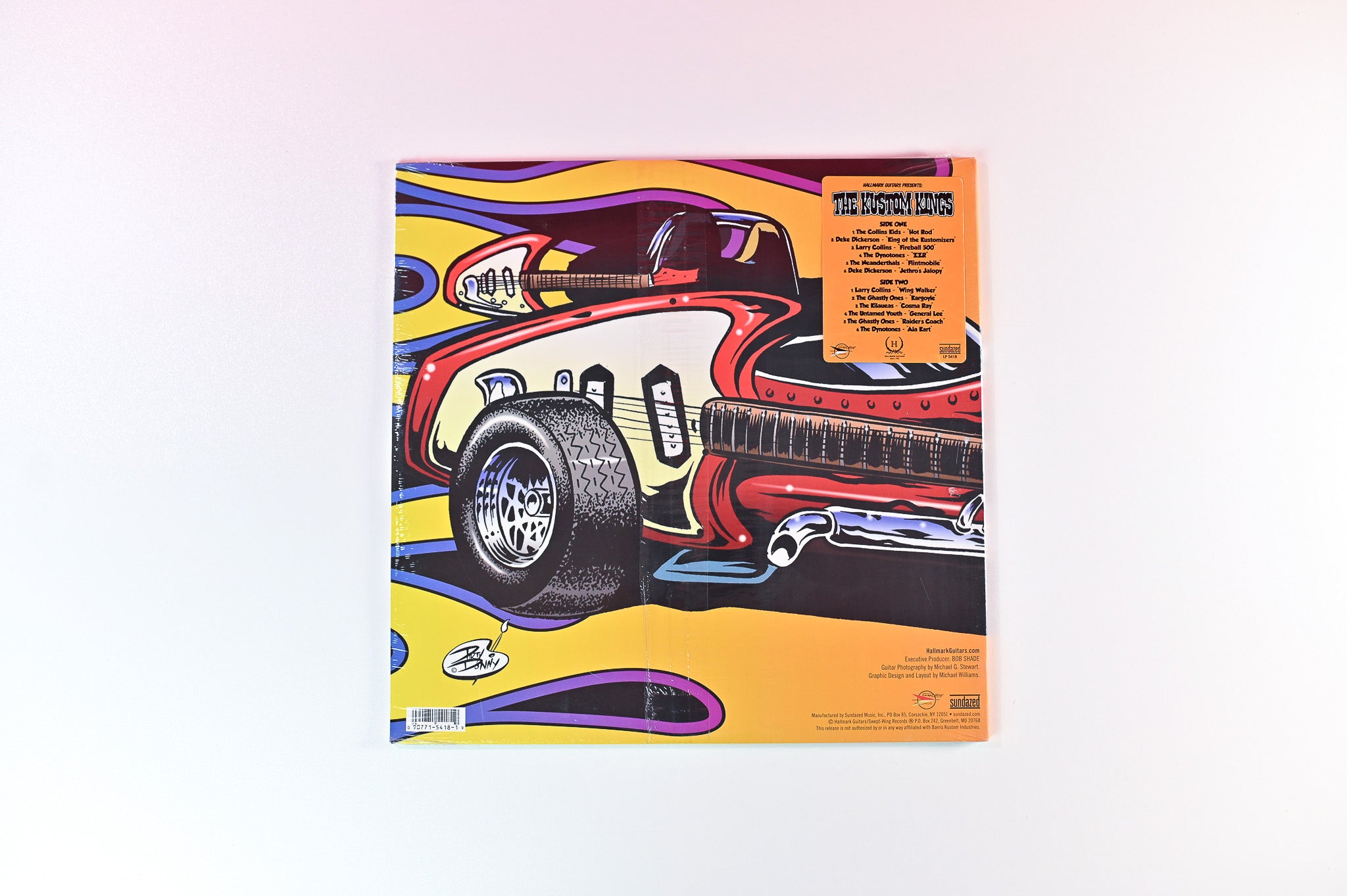 Various - Hallmark Guitars Presents: The Kustom Kings on Sundazed Music - Sealed Gold Vinyl