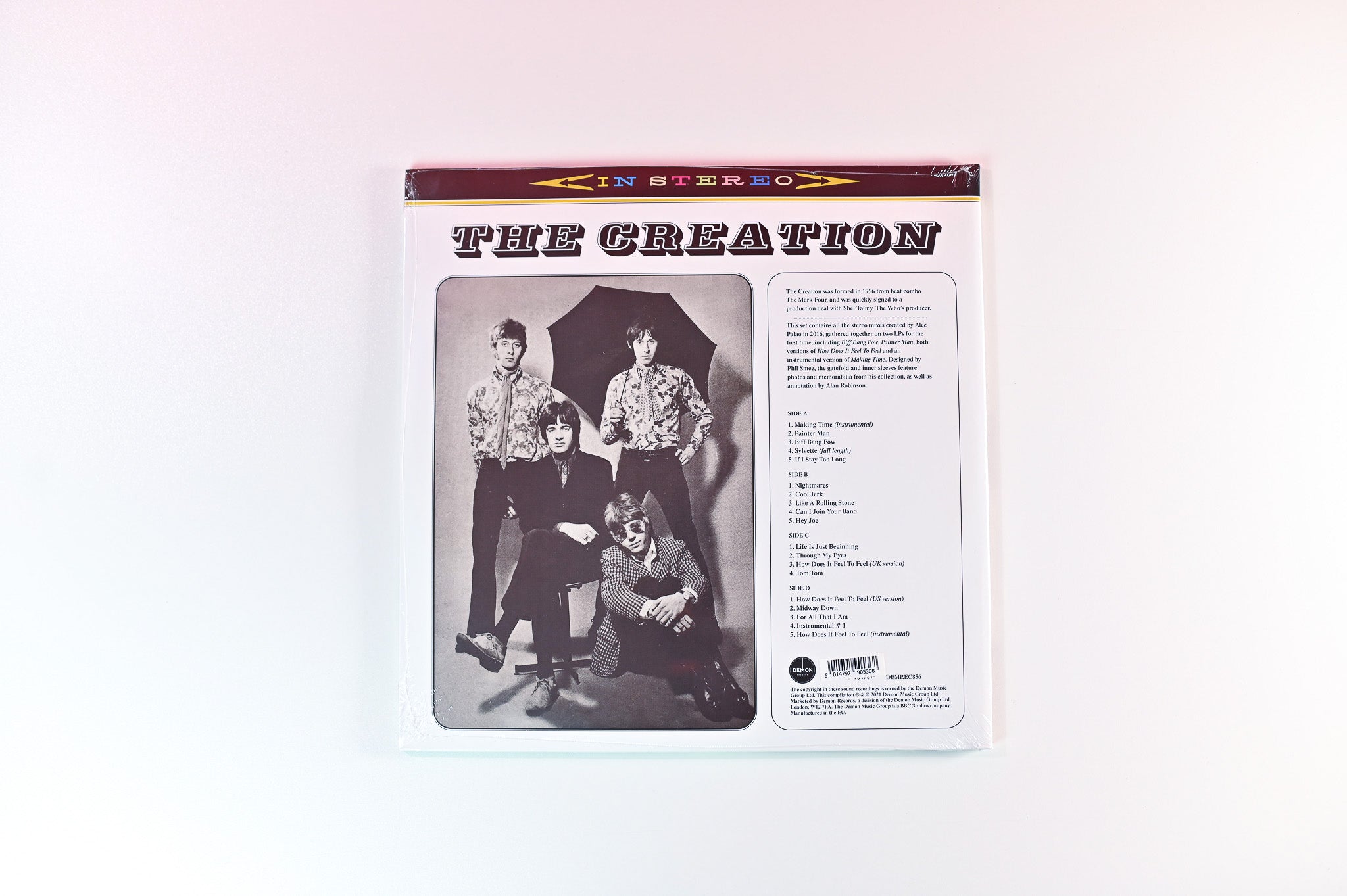 The Creation - In Stereo on Demon Records - Clear Vinyl Sealed