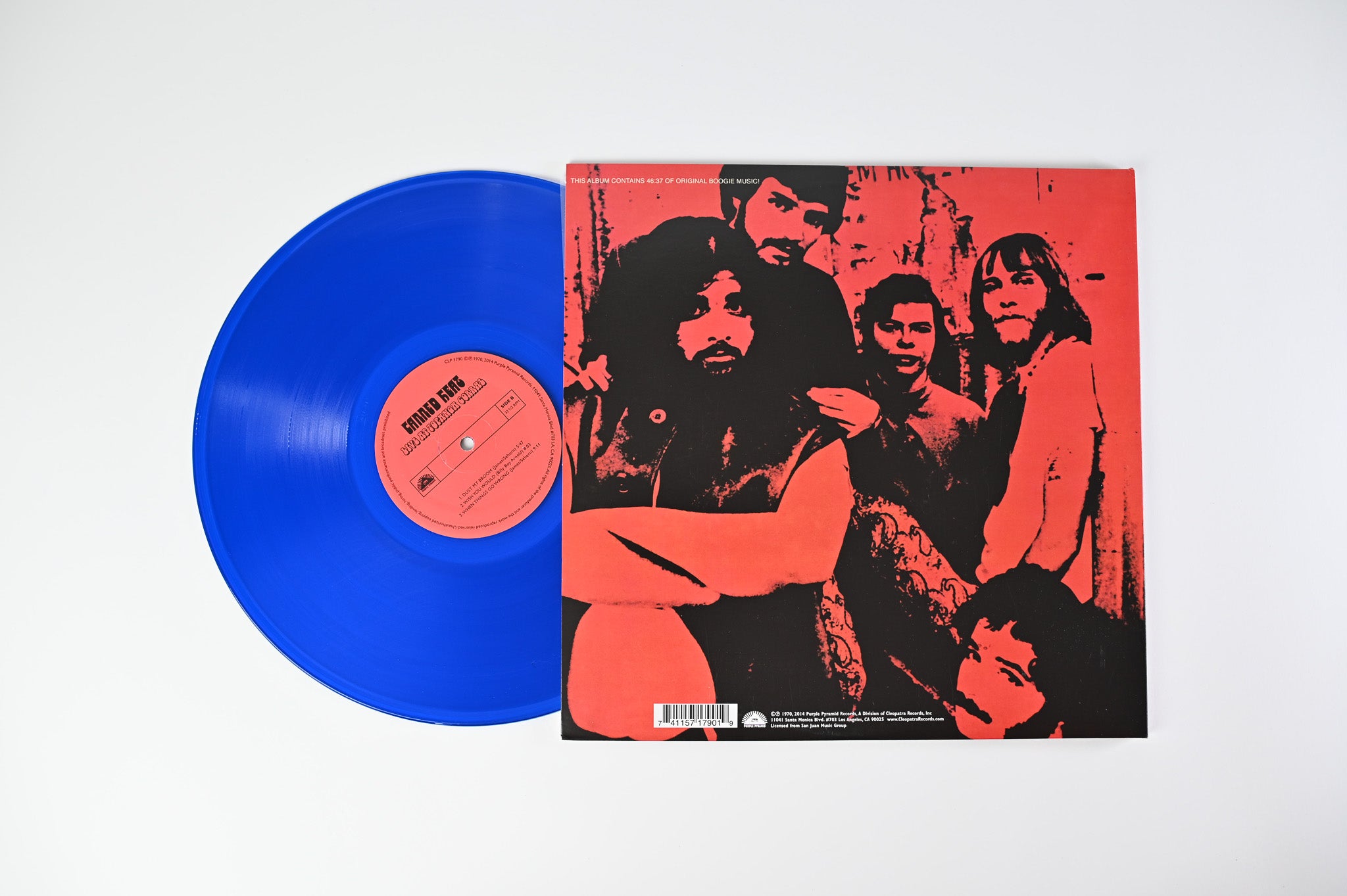 Canned Heat - Live At Topanga Corral on Cleopatra Numbered Reissue on Blue Vinyl
