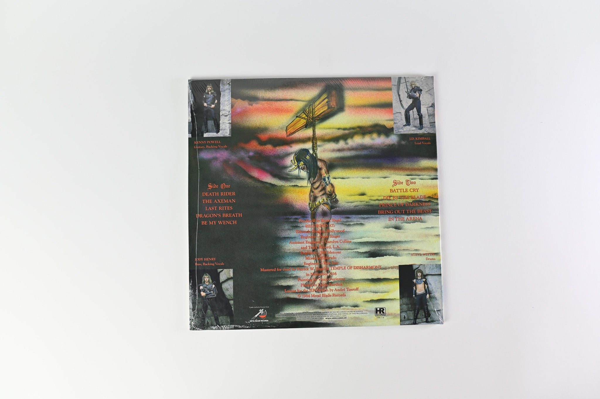 Omen - Battle Cry SEALED Multi Splatter Vinyl on High Roller Records