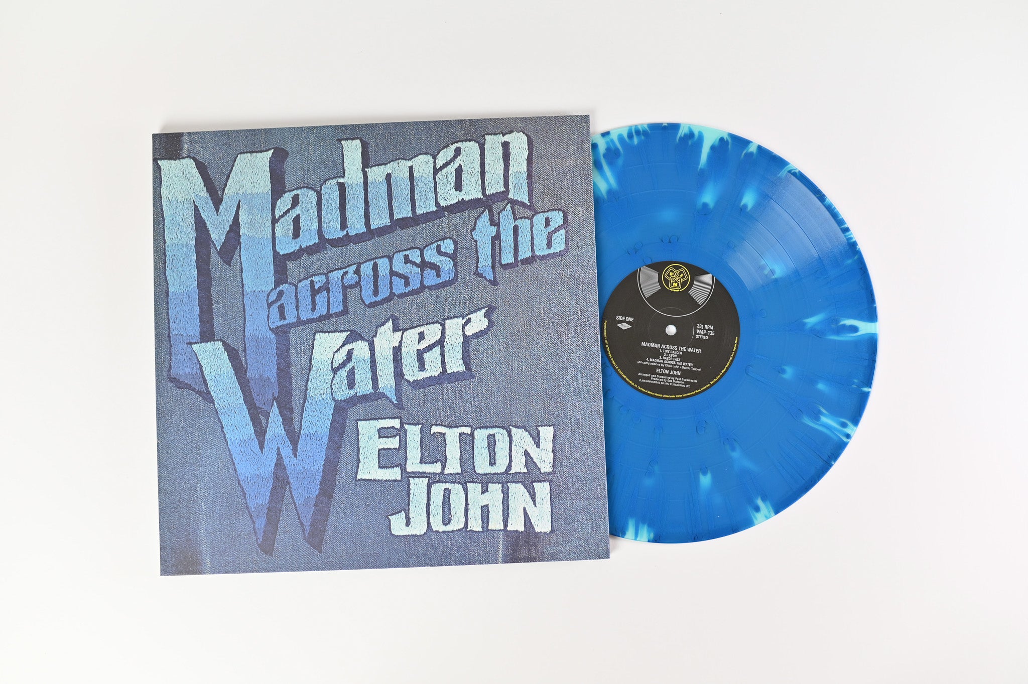 Elton John - Madman Across The Water Vinyl Me Please Ltd Numbered Blue Jean Baby Vinyl Reissue