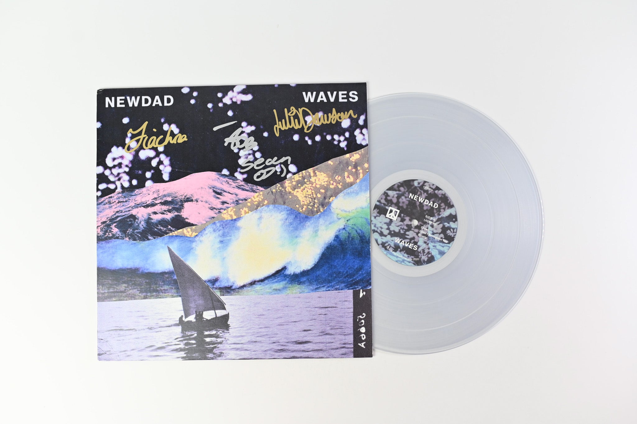 NewDad - Waves on Fair Youth Ltd Clear Vinyl