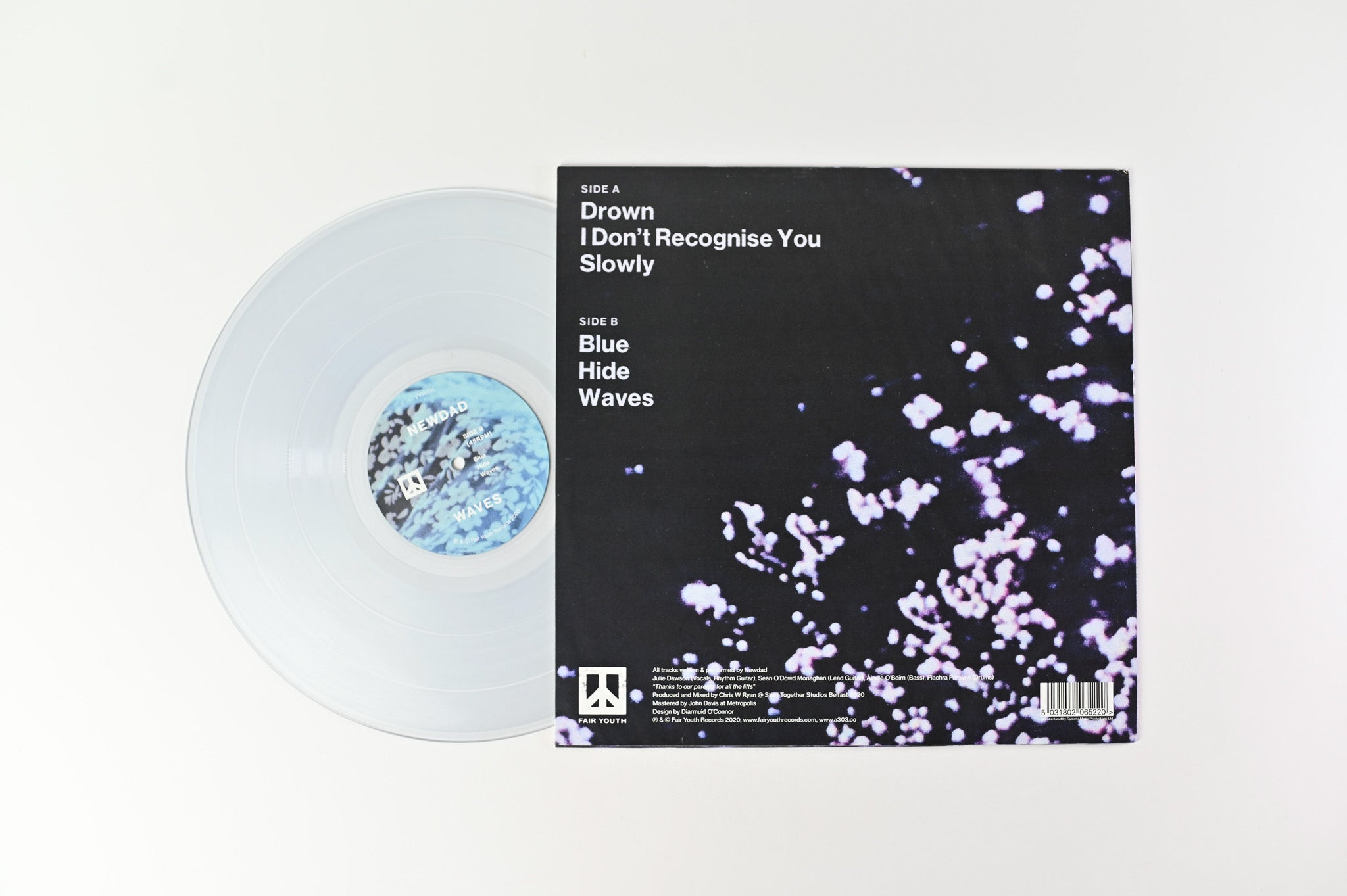 NewDad - Waves on Fair Youth Ltd Clear Vinyl