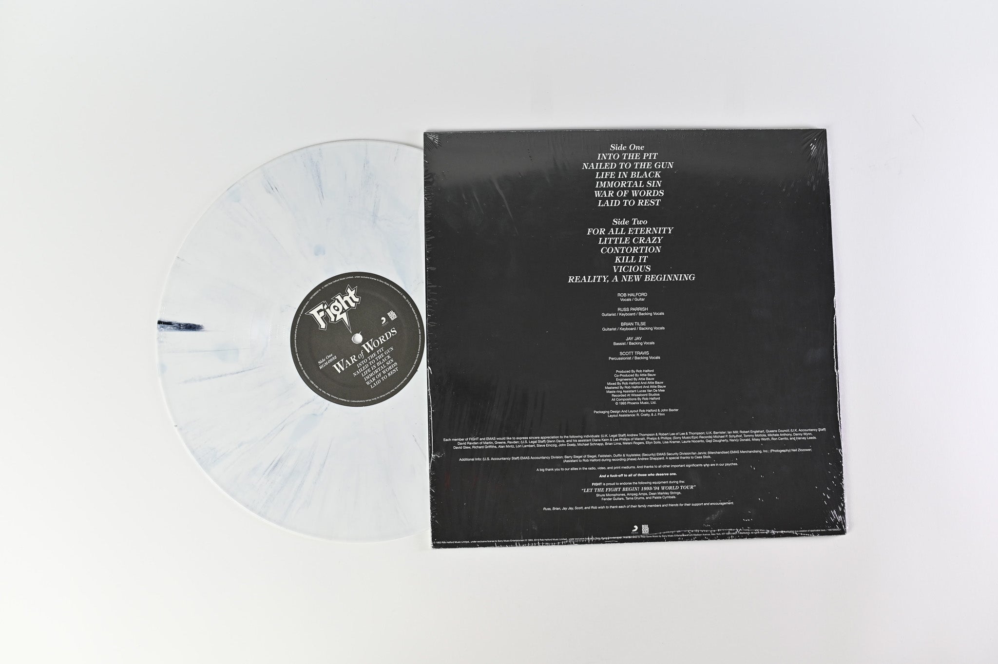 Fight - War Of Words Limited Reissue on Real Gone Music White w/ Black Splatter Vinyl