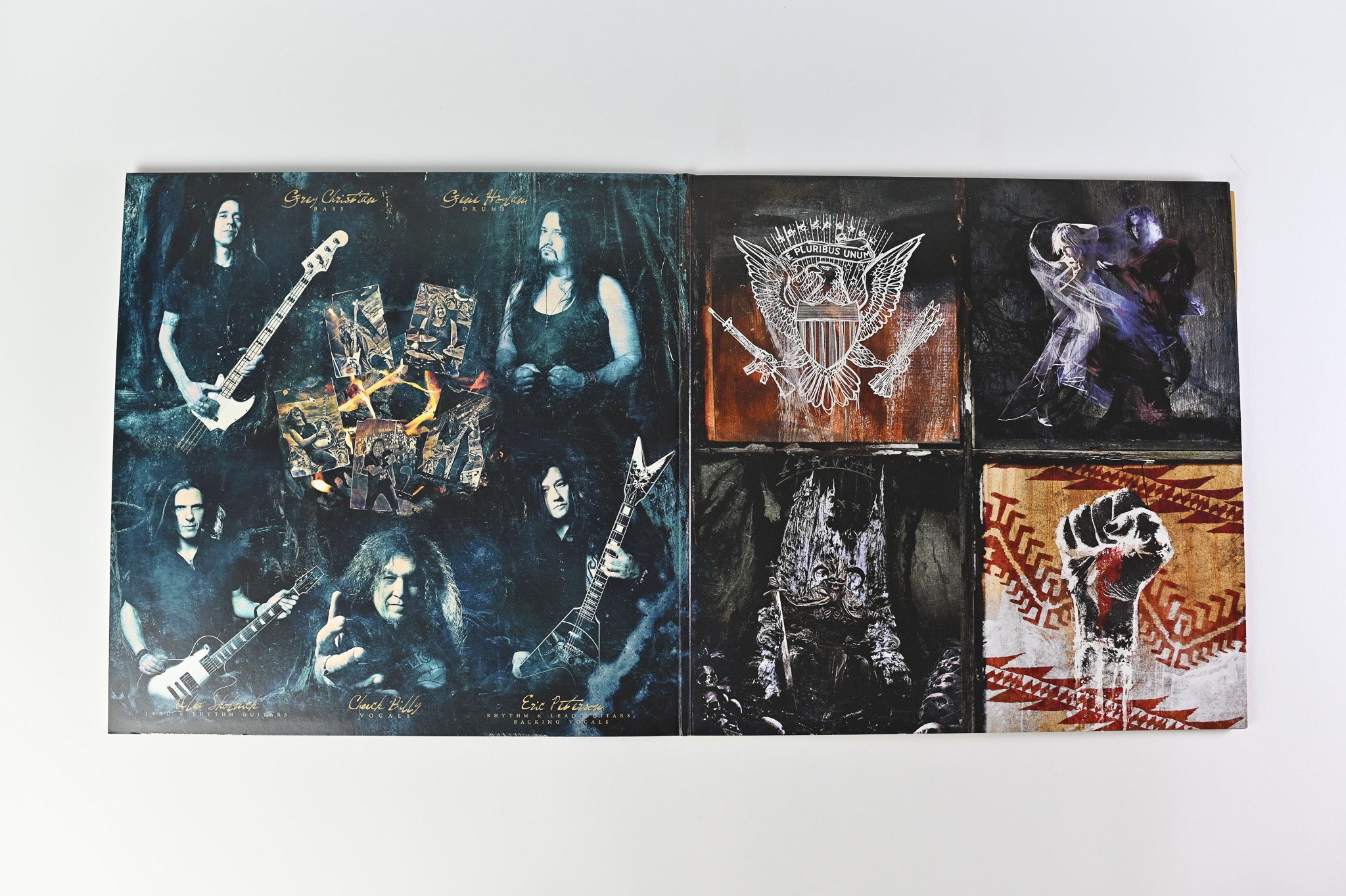 Testament - Dark Roots Of Earth Limited Edition on Nuclear Blast Blue Splatter Vinyl