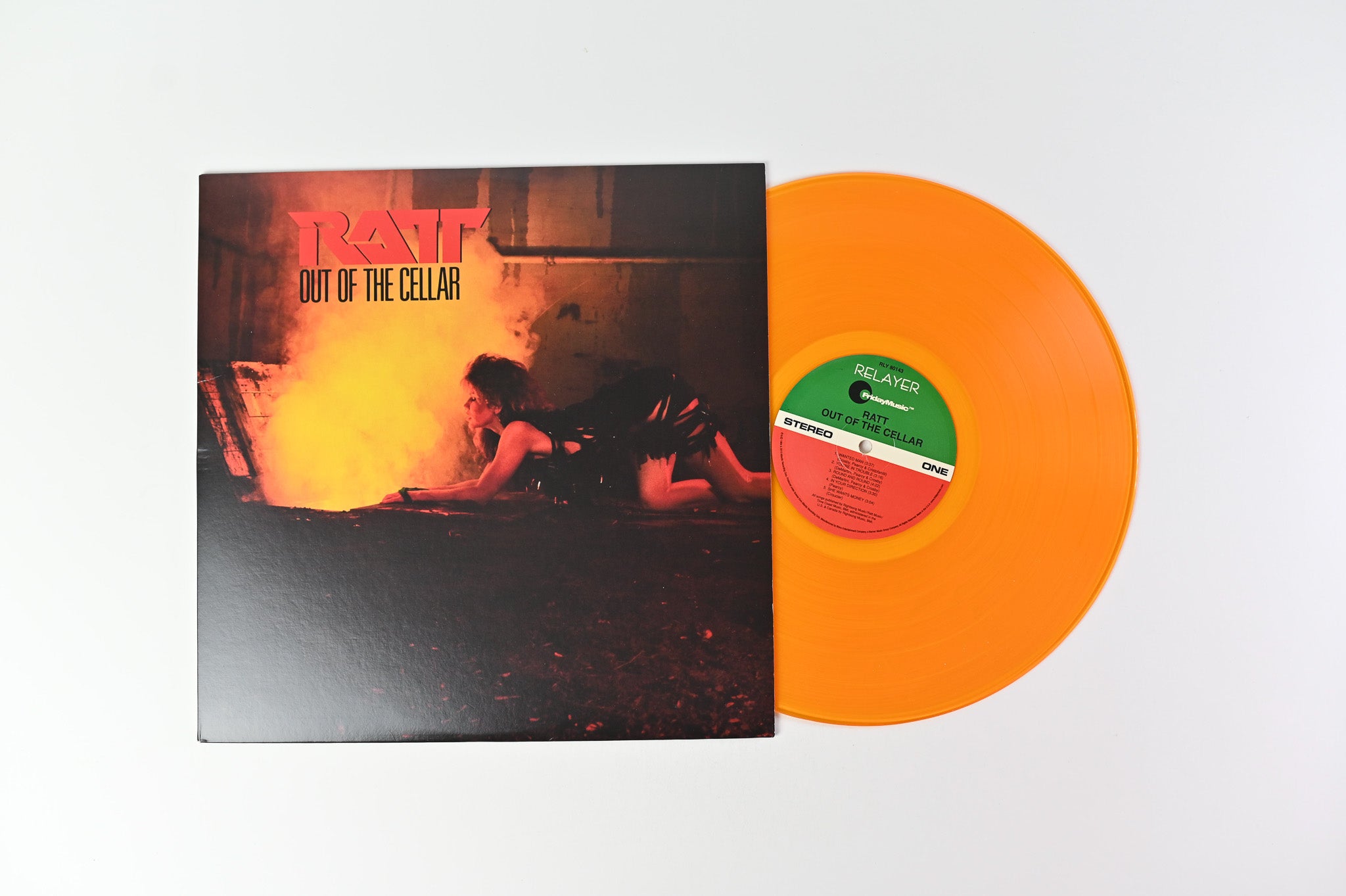 Ratt - Out Of The Cellar on Relayer Orange Translucent Reissue