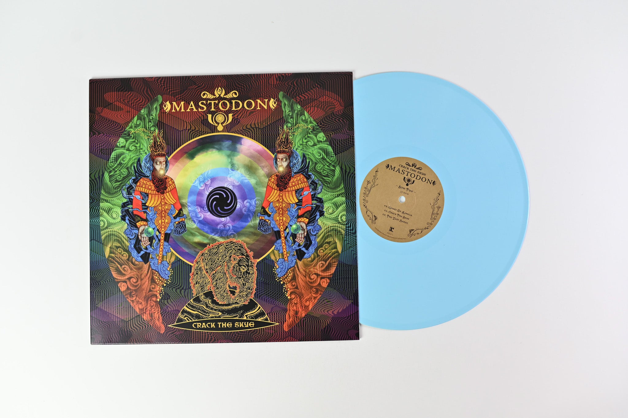 Mastodon - Crack The Skye on Reprise Ltd Opaque Light Blue Repress