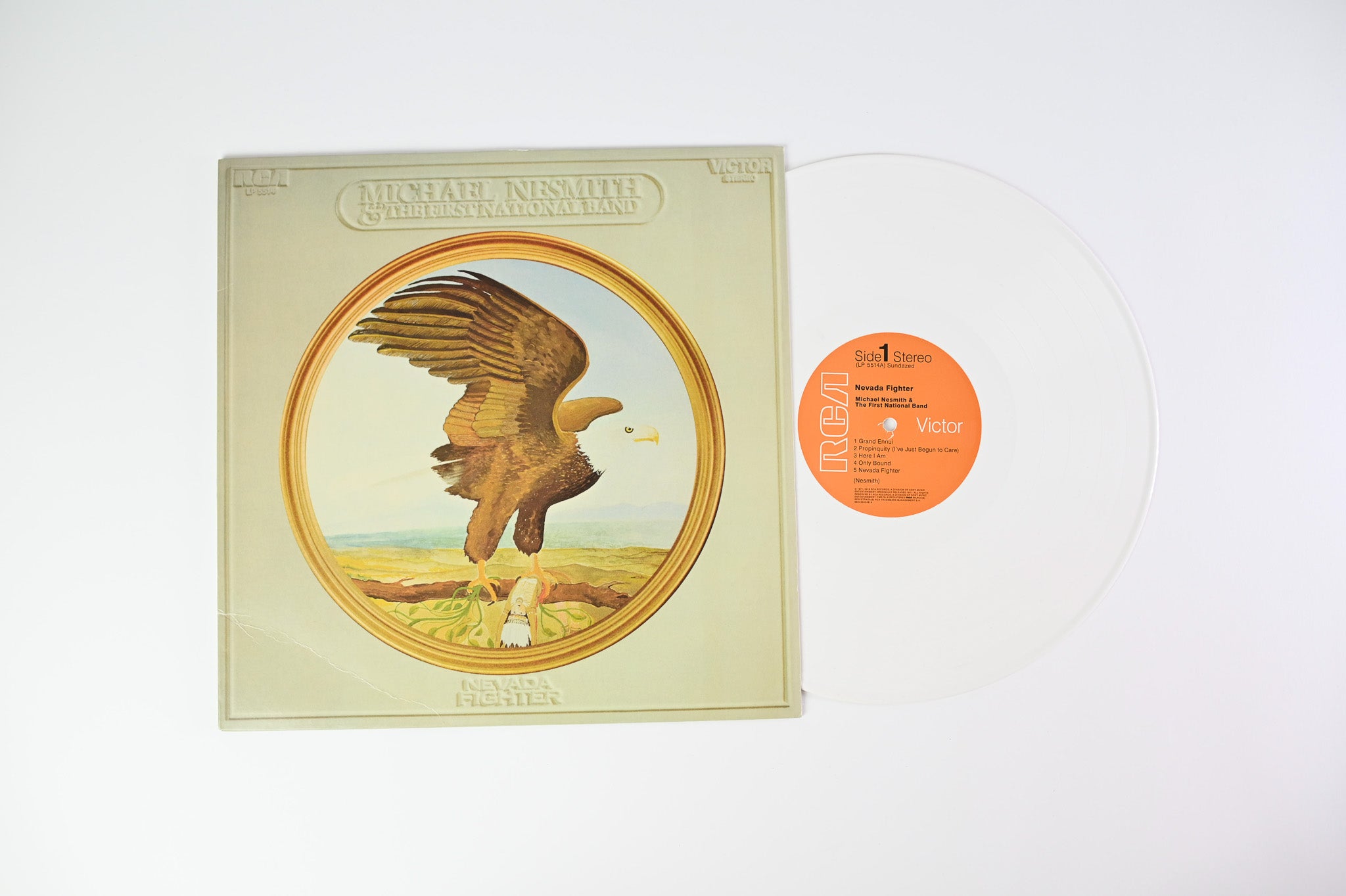 Michael Nesmith & The First National Band - Nevada Fighter on Sundazed Reissue on White Vinyl